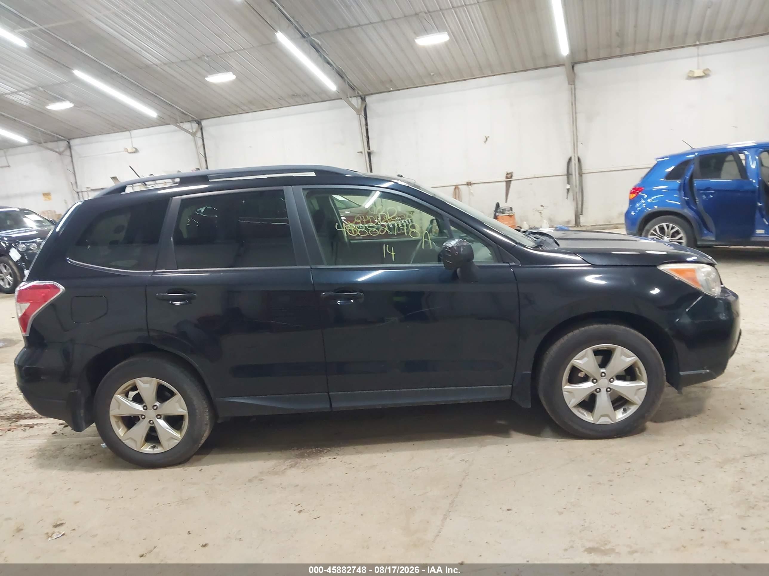 2014 Subaru Forester 2.5i Premium Black vin: JF2SJAEC7EH557383