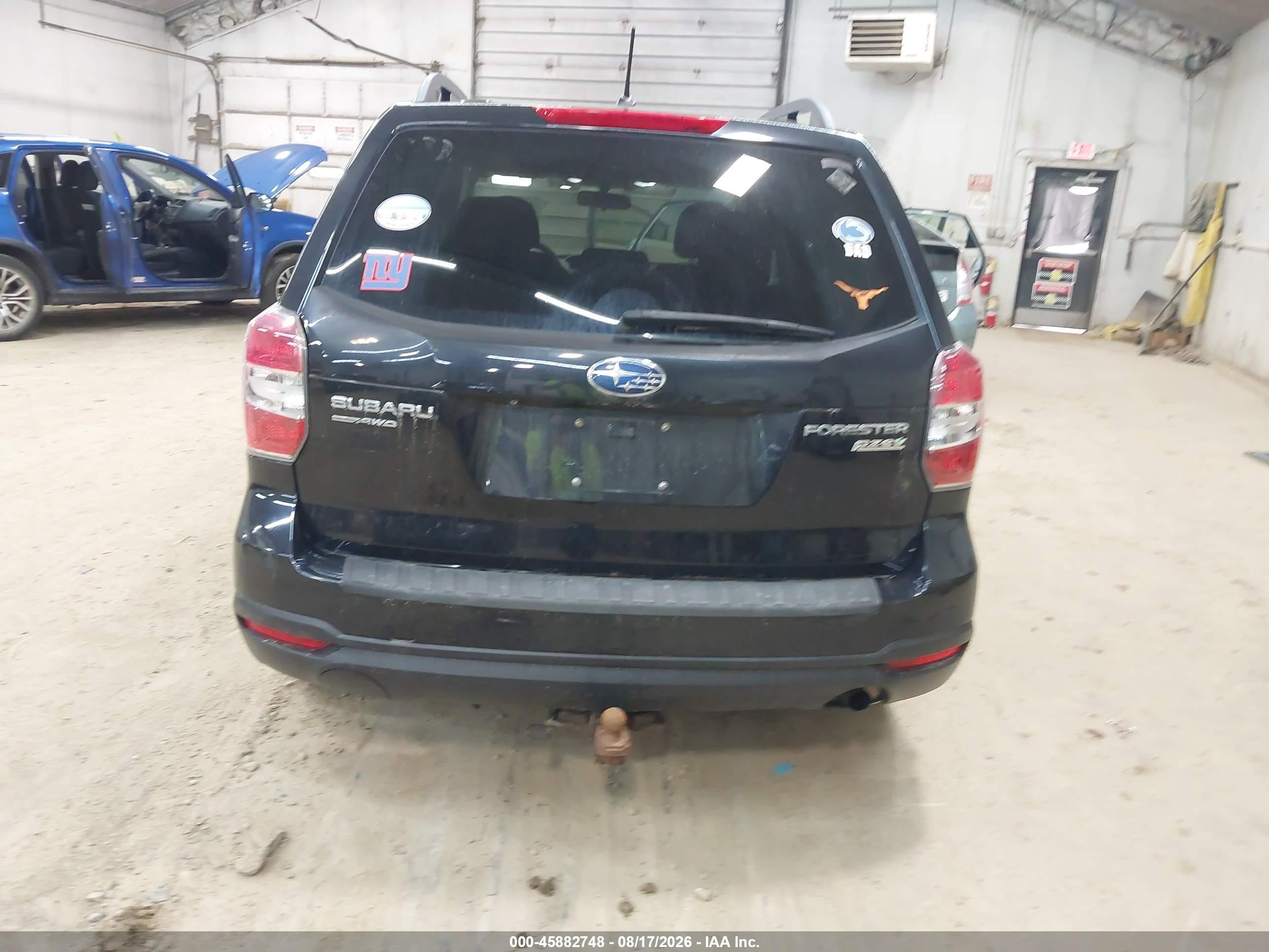 2014 Subaru Forester 2.5i Premium Black vin: JF2SJAEC7EH557383