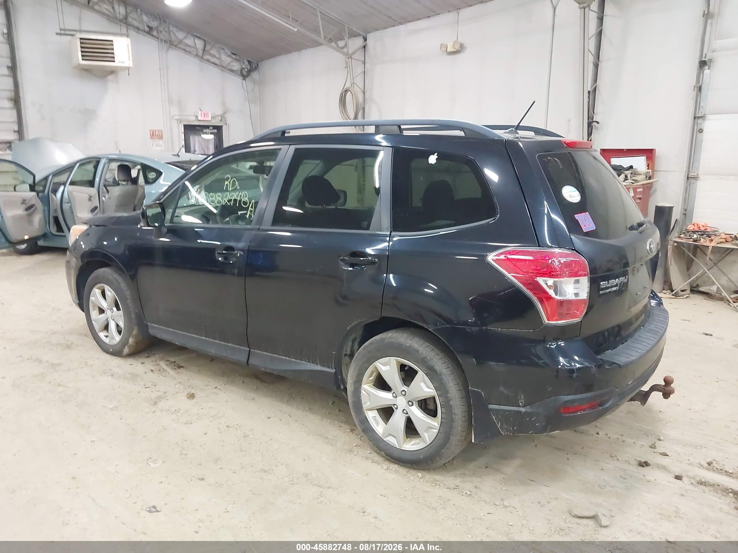 2014 Subaru Forester 2.5i Premium Black vin: JF2SJAEC7EH557383