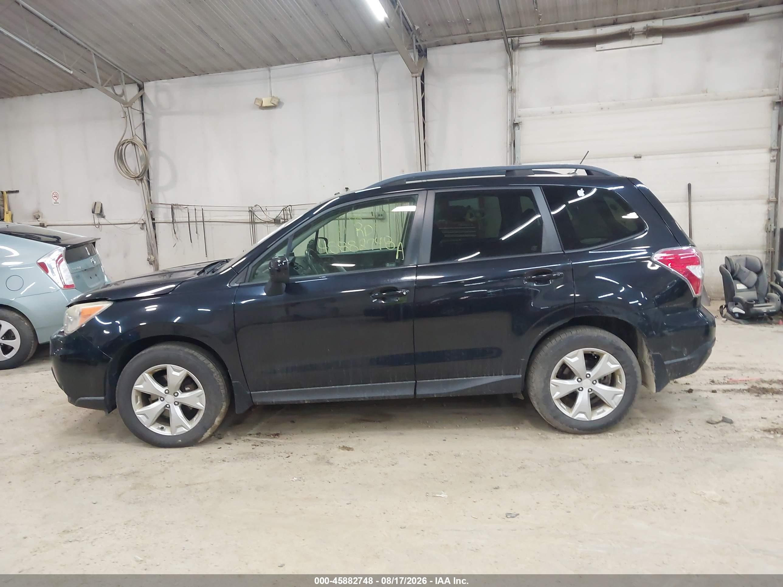 2014 Subaru Forester 2.5i Premium Black vin: JF2SJAEC7EH557383