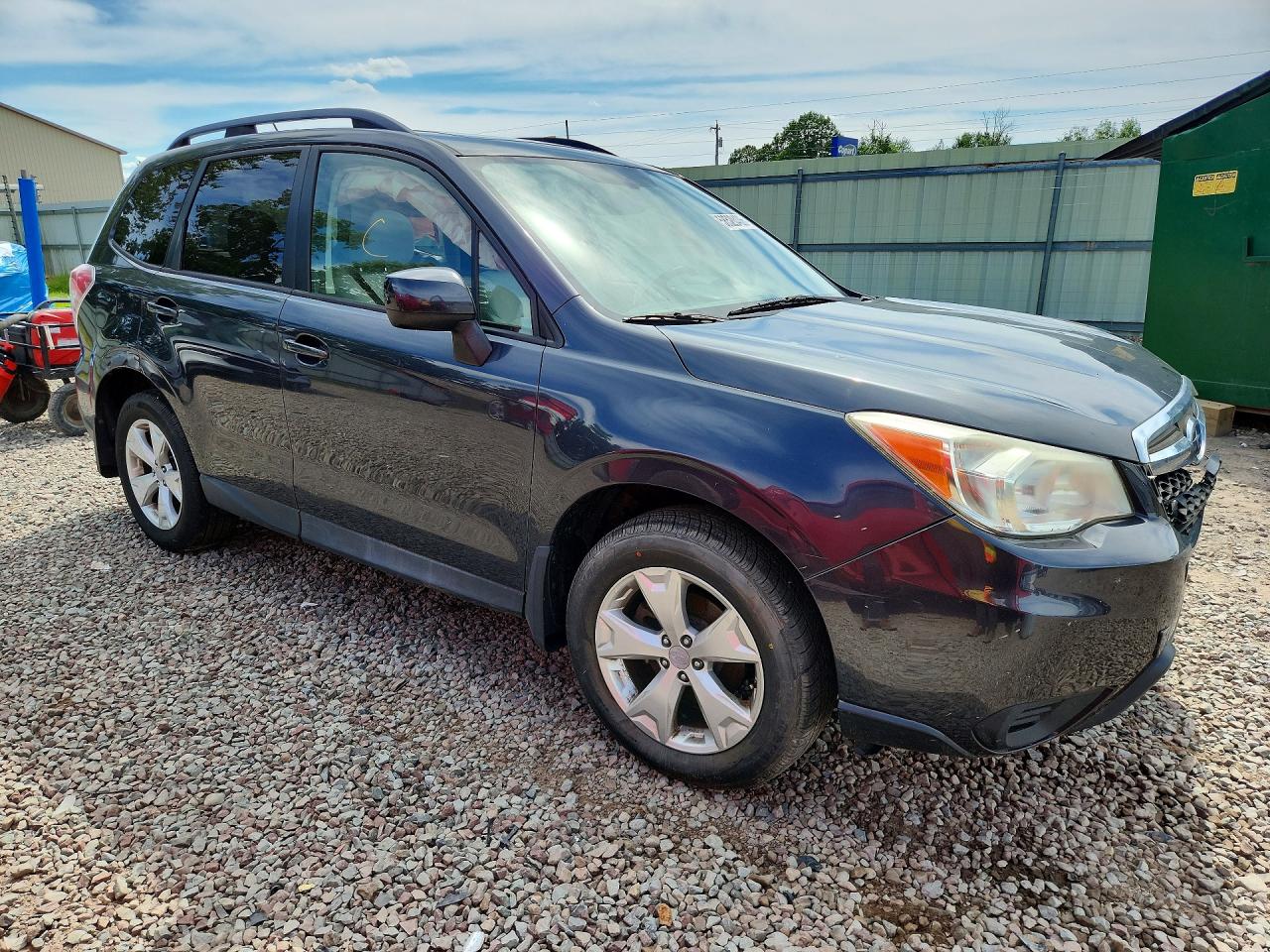 2014 Subaru Forester 2.5i Premium Blue vin: JF2SJAEC8EH427922