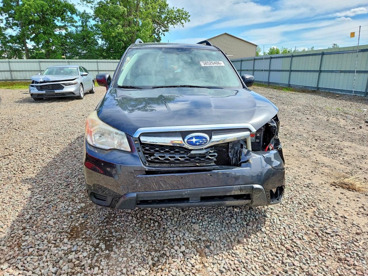 2014 Subaru Forester 2.5i Premium Blue vin: JF2SJAEC8EH427922