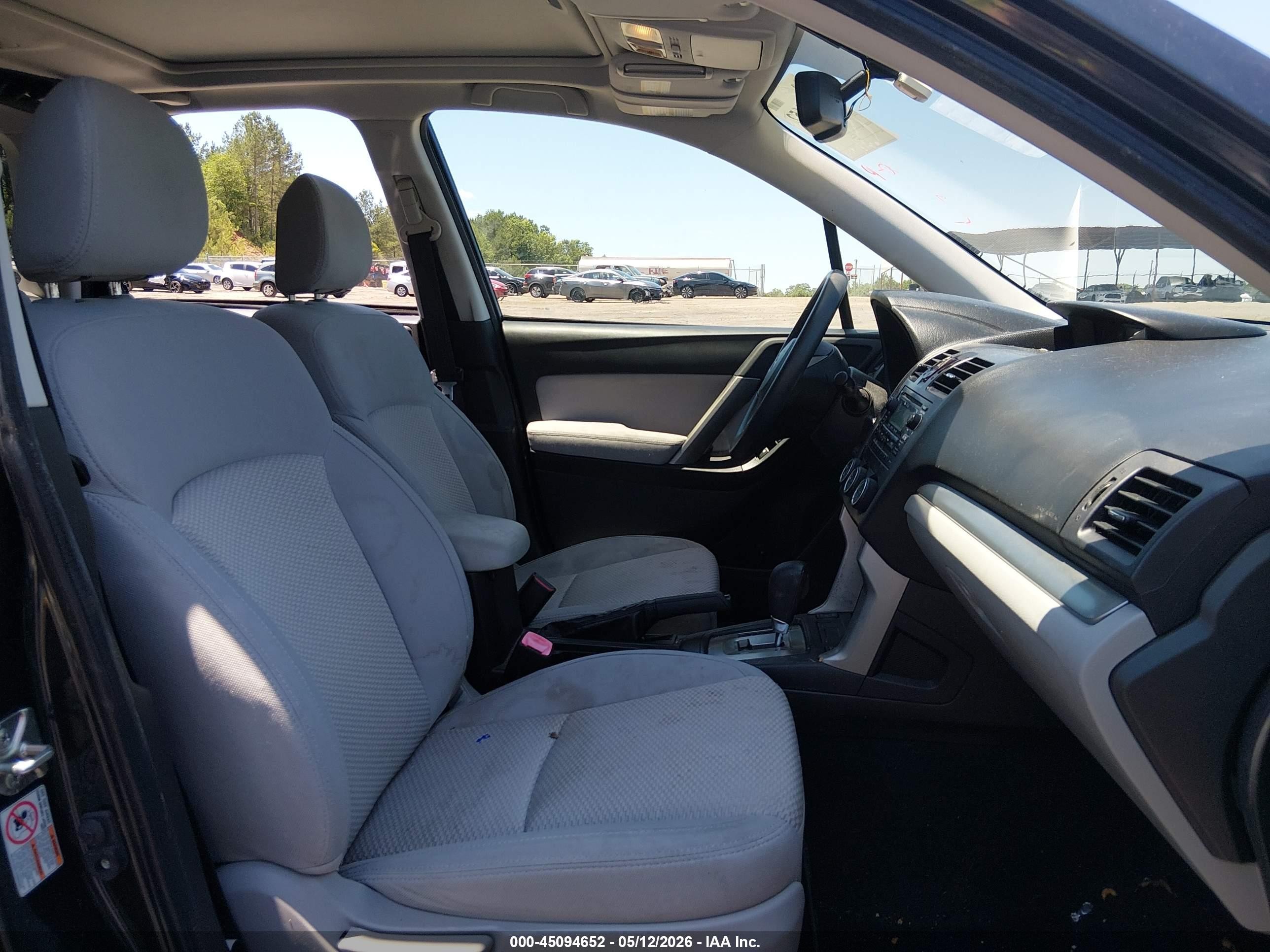 2014 Subaru Forester 2.5i Premium Gray vin: JF2SJAEC8EH433056