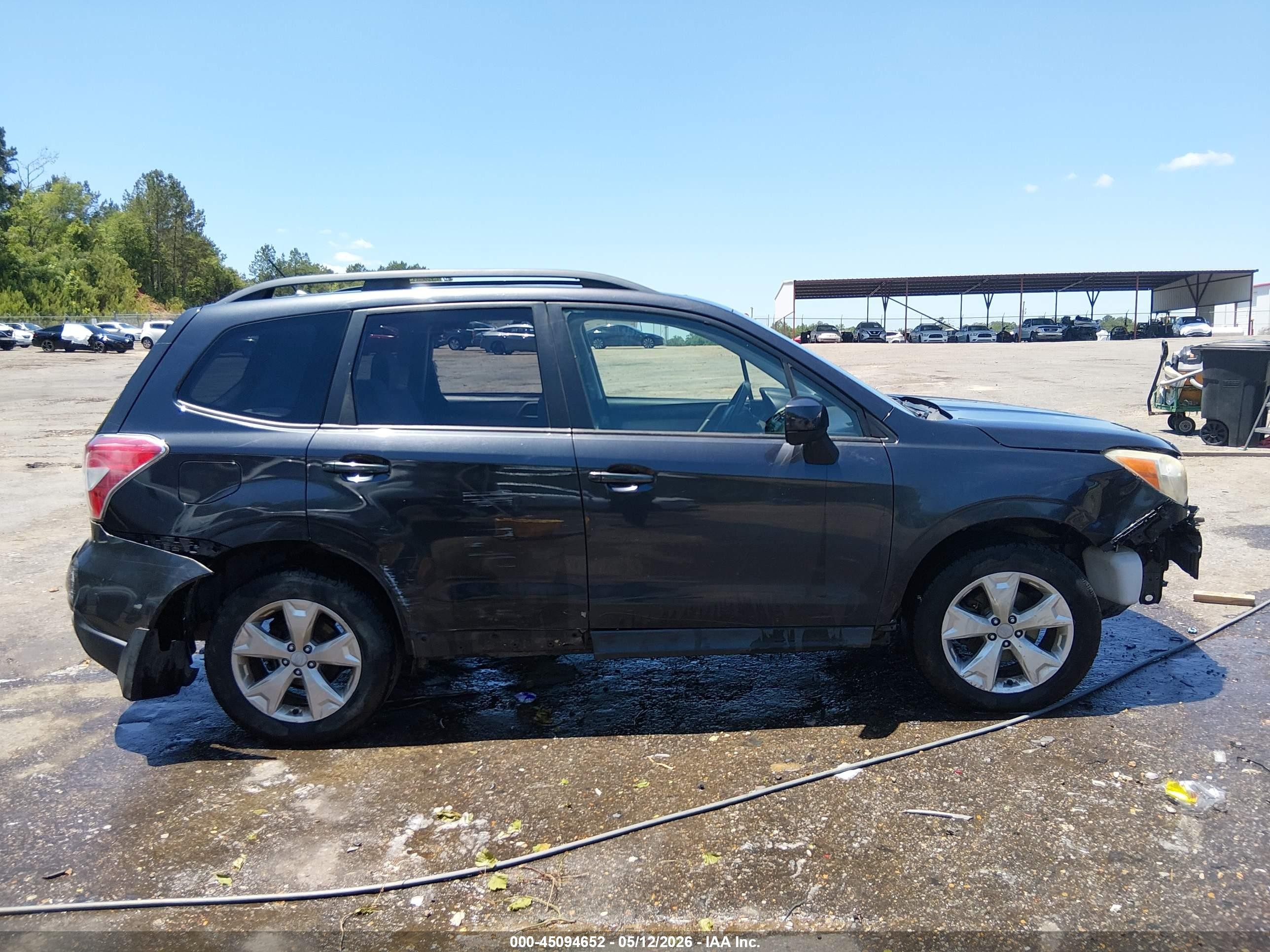 2014 Subaru Forester 2.5i Premium Gray vin: JF2SJAEC8EH433056