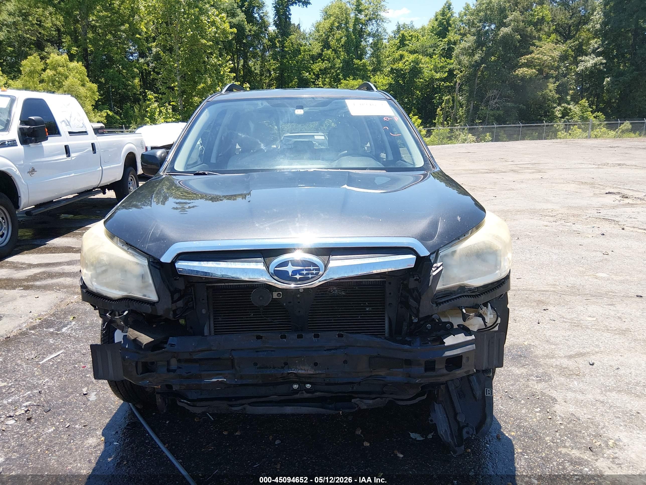 2014 Subaru Forester 2.5i Premium Gray vin: JF2SJAEC8EH433056