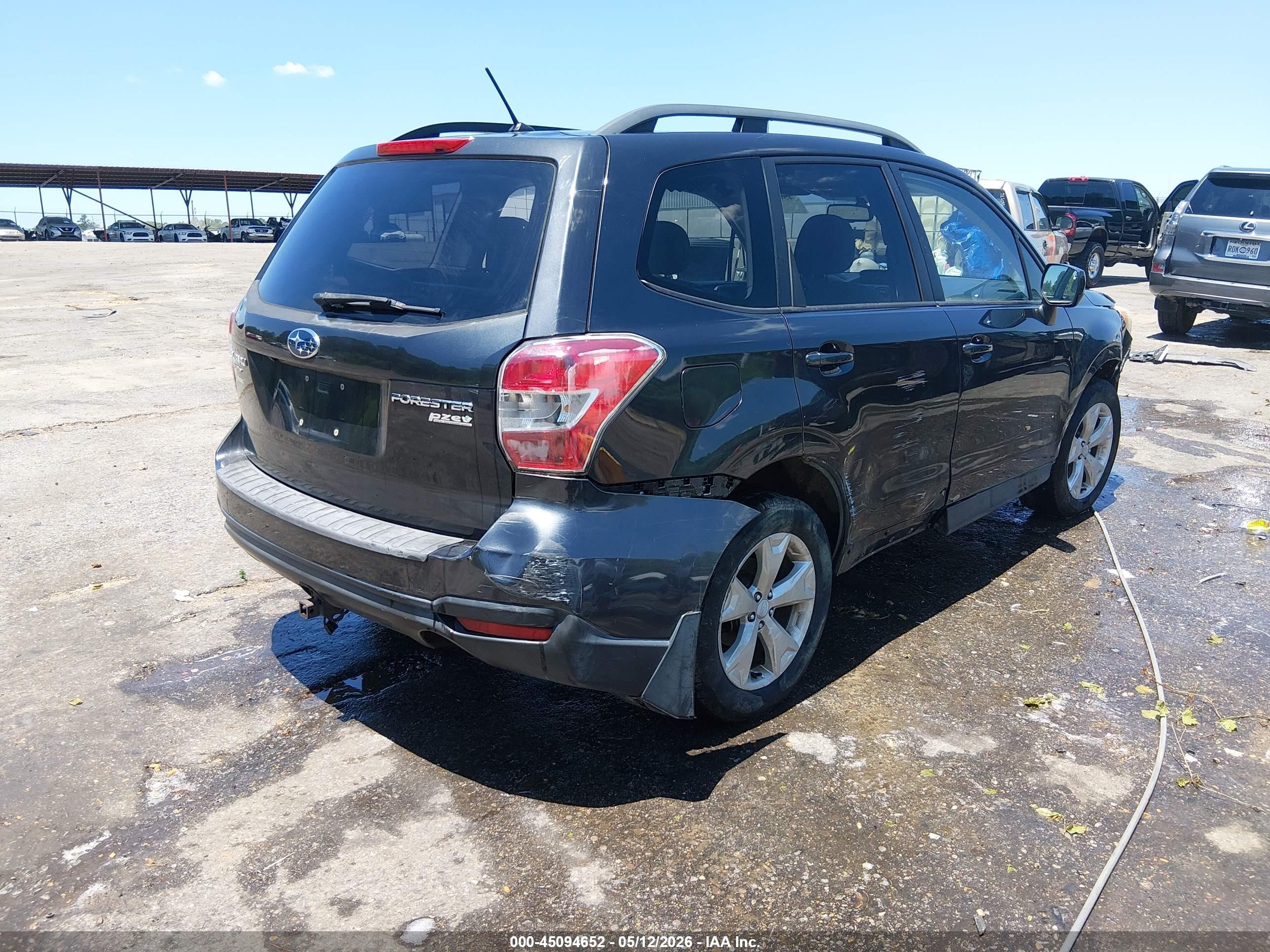 2014 Subaru Forester 2.5i Premium Gray vin: JF2SJAEC8EH433056
