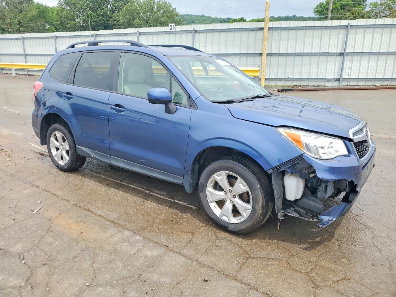 2014 Subaru Forester 2.5i Premium Blue vin: JF2SJAEC8EH441724