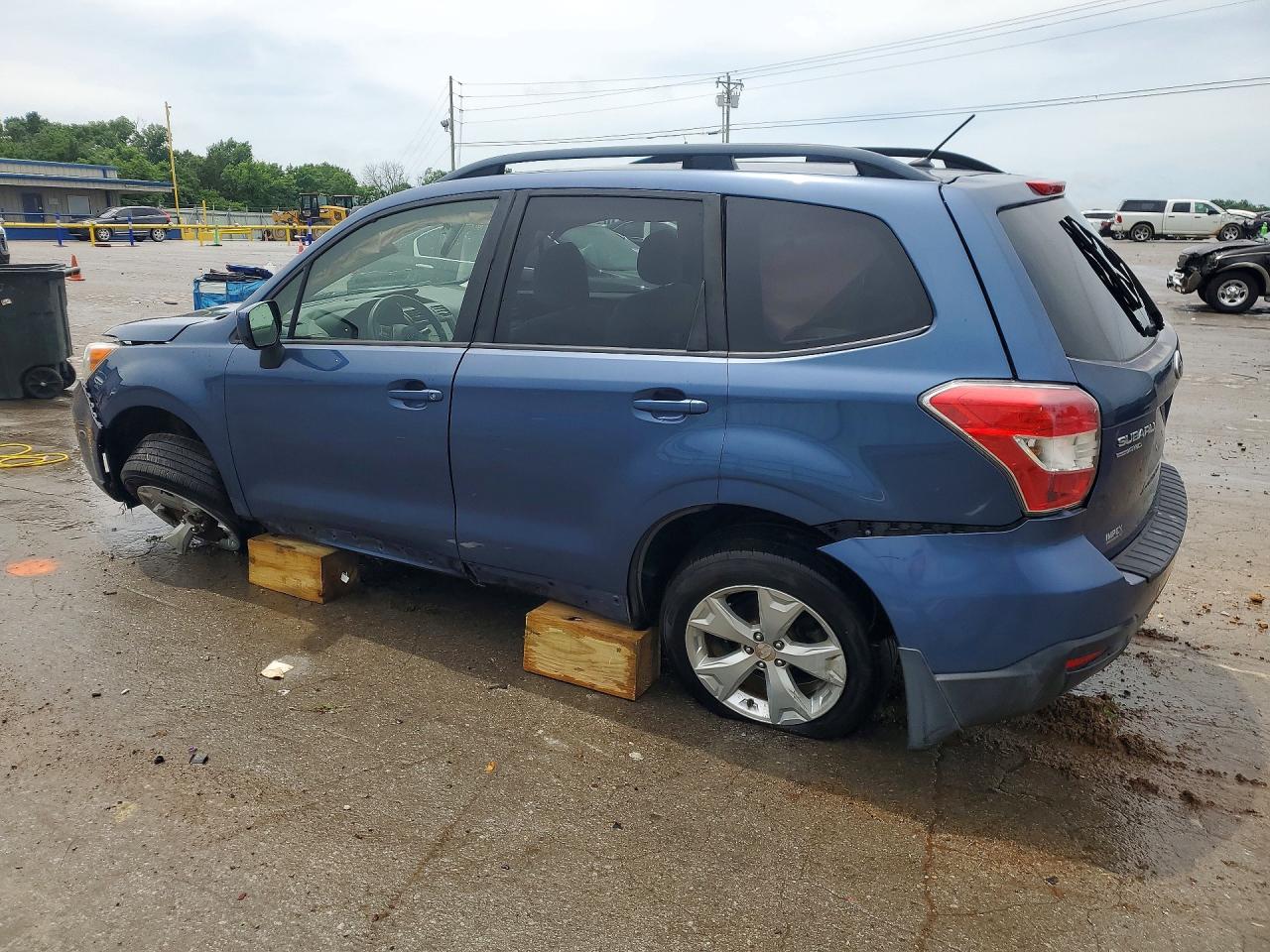 2014 Subaru Forester 2.5i Premium Blue vin: JF2SJAEC8EH441724