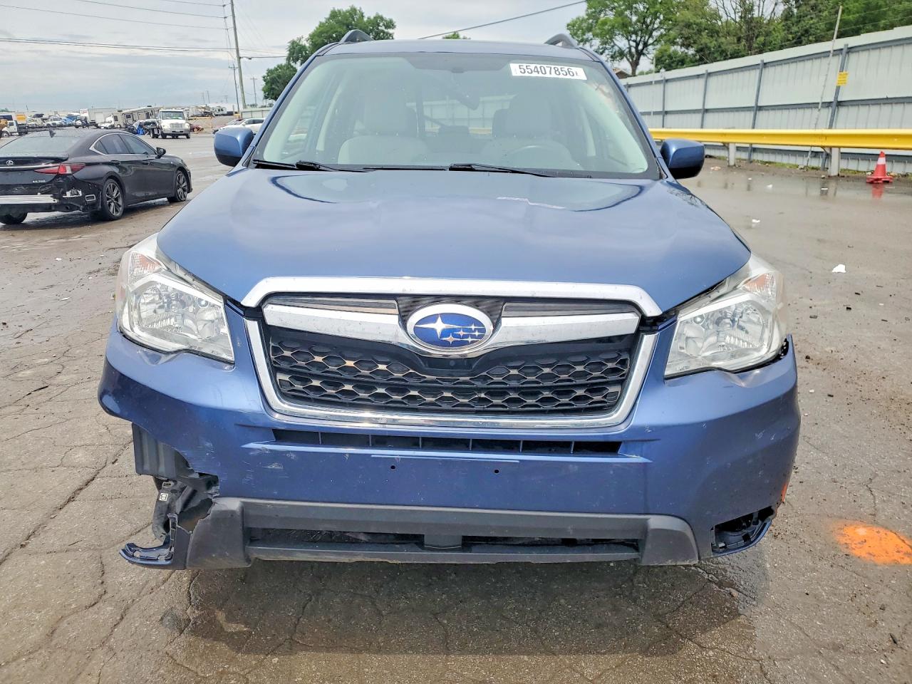 2014 Subaru Forester 2.5i Premium Blue vin: JF2SJAEC8EH441724