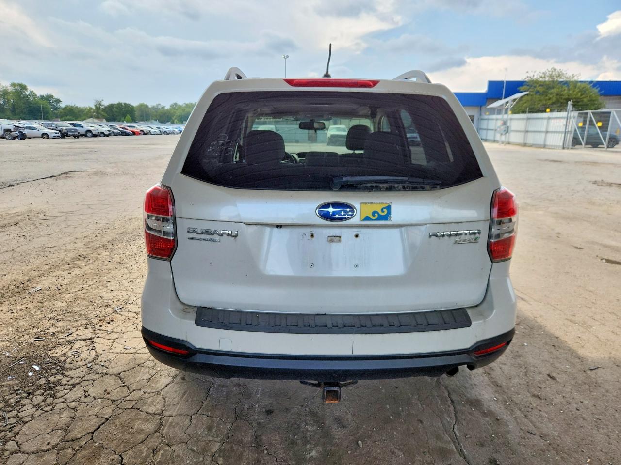 2014 Subaru Forester 2.5i Premium Белый vin: JF2SJAEC8EH452951
