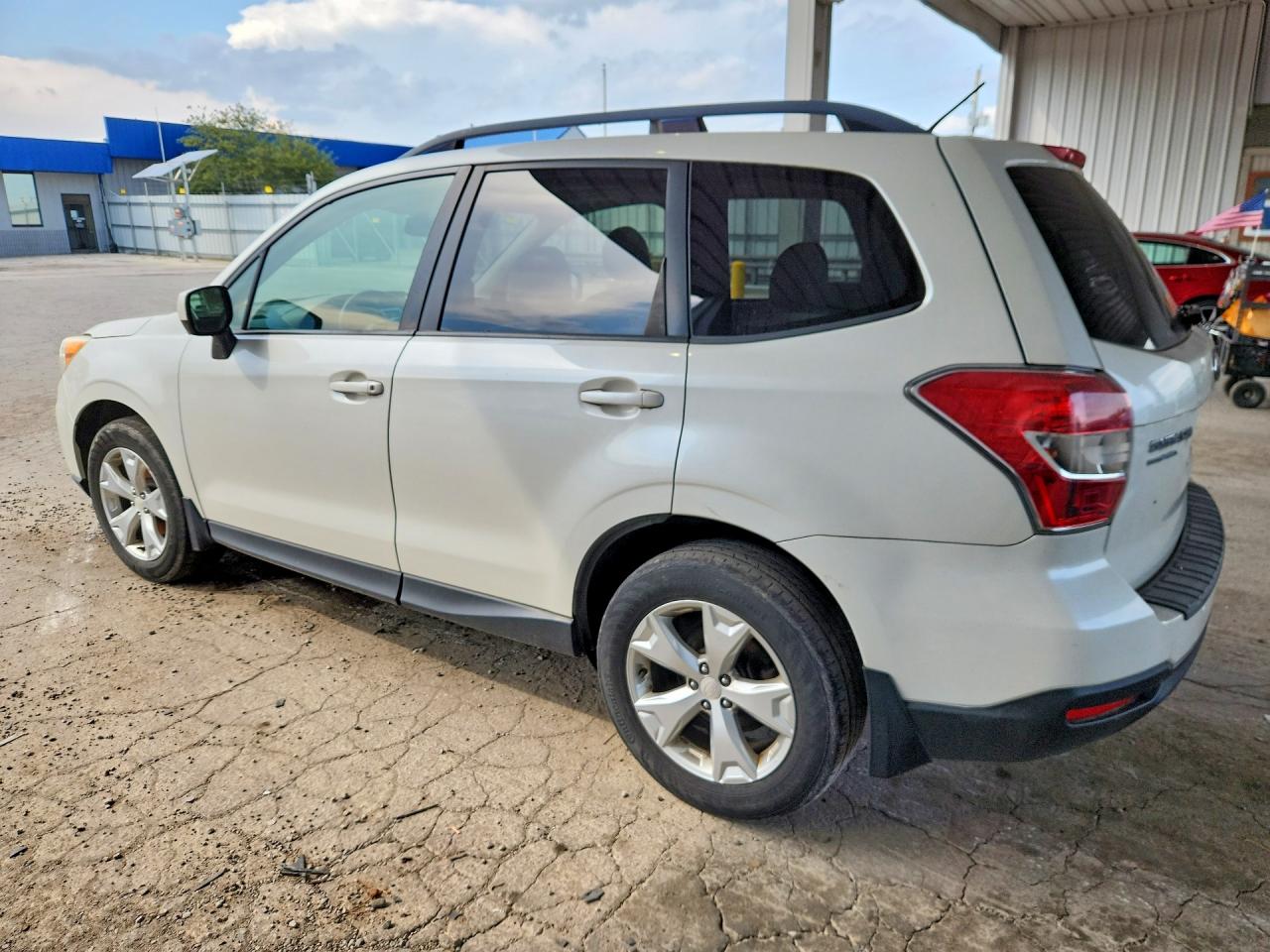 2014 Subaru Forester 2.5i Premium Белый vin: JF2SJAEC8EH452951