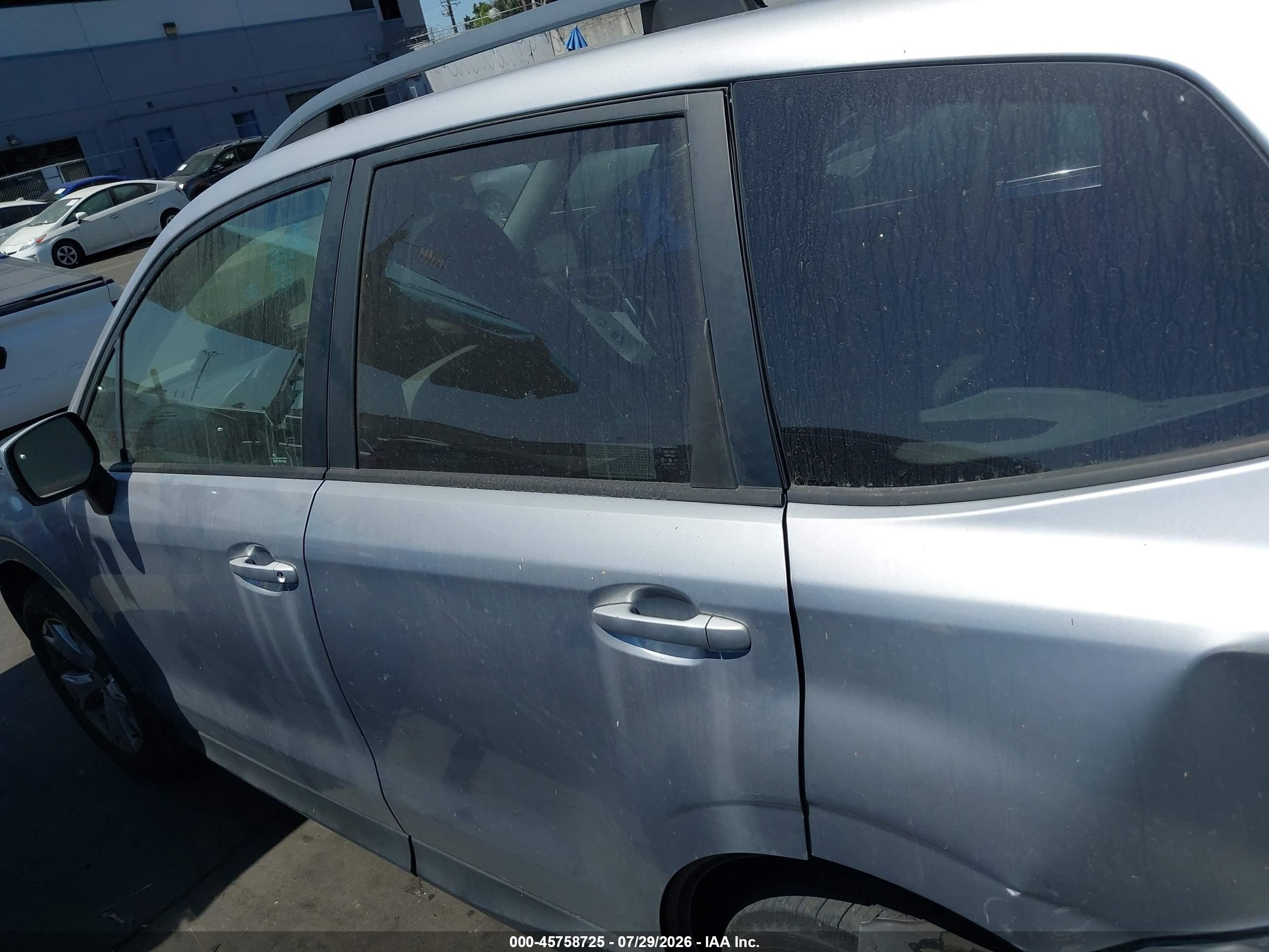 2014 Subaru Forester 2.5i Premium Silver vin: JF2SJAEC8EH455347