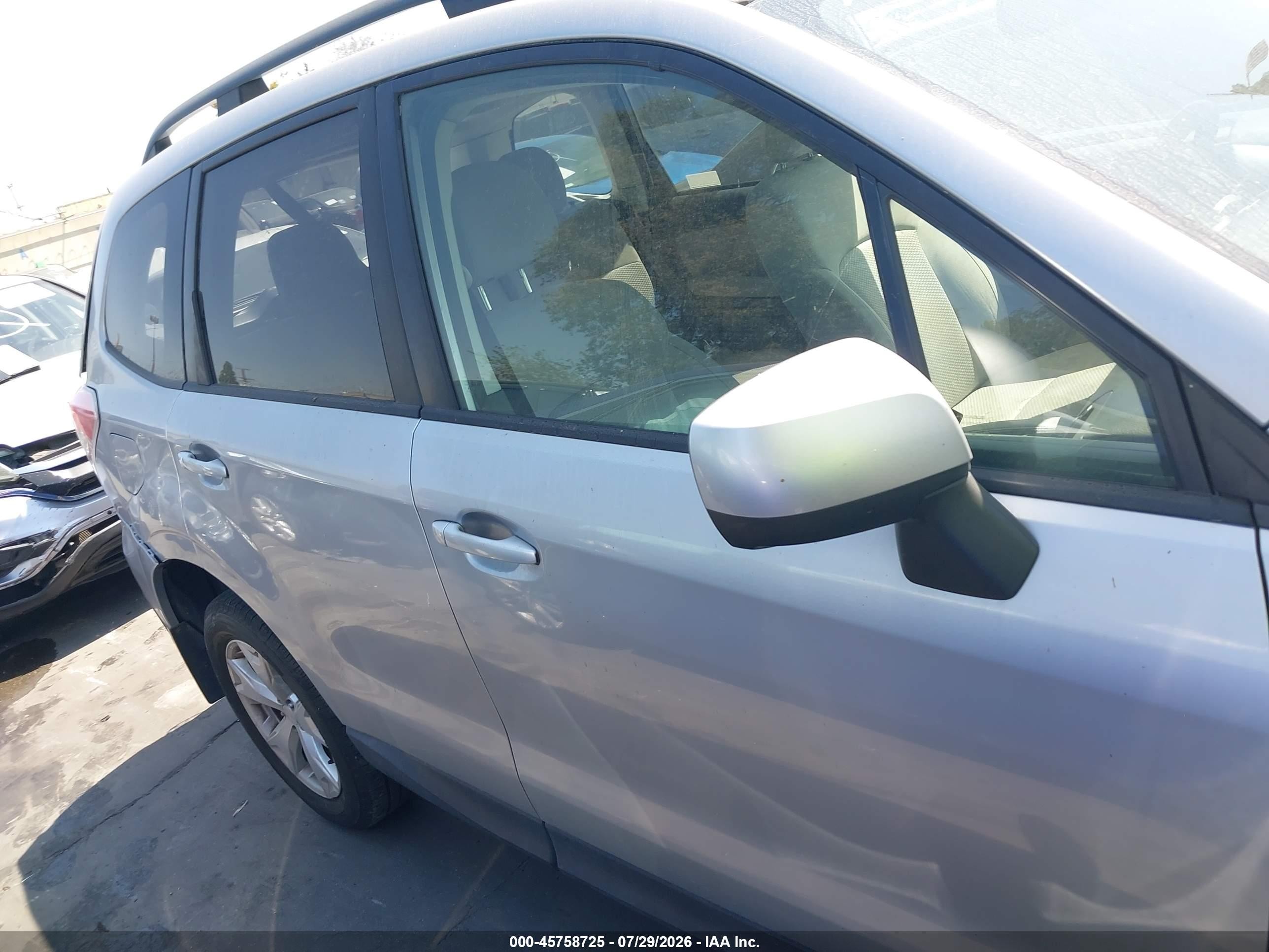 2014 Subaru Forester 2.5i Premium Silver vin: JF2SJAEC8EH455347