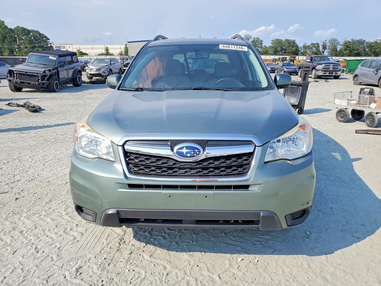 2014 Subaru Forester 2.5i Premium Green vin: JF2SJAEC8EH531536
