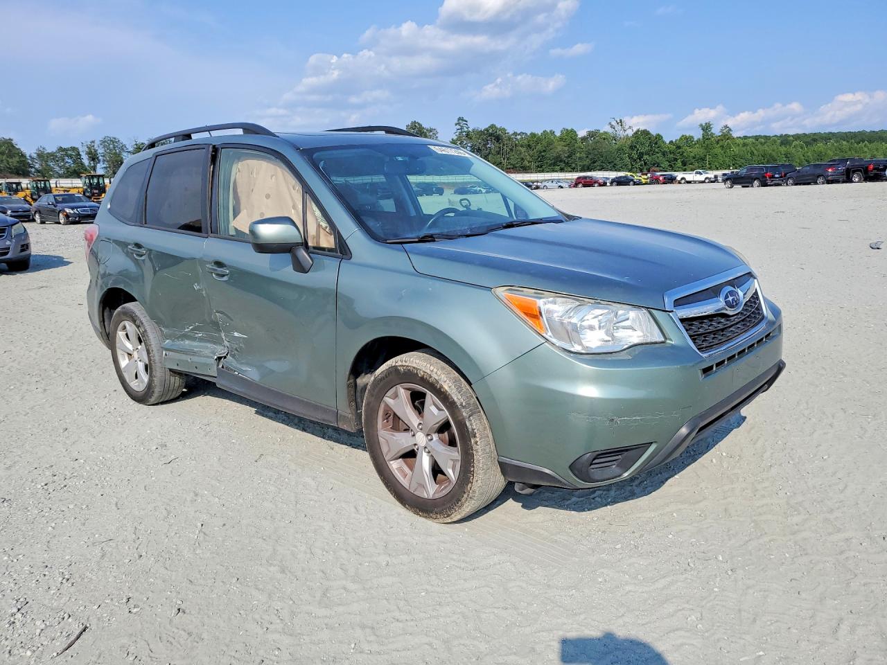 2014 Subaru Forester 2.5i Premium Green vin: JF2SJAEC8EH531536