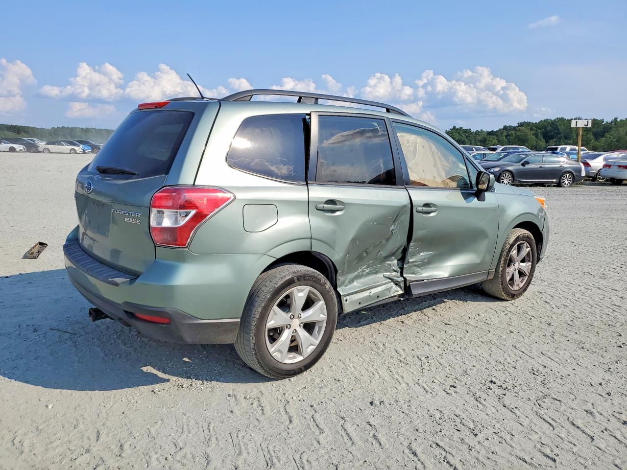2014 Subaru Forester 2.5i Premium Green vin: JF2SJAEC8EH531536