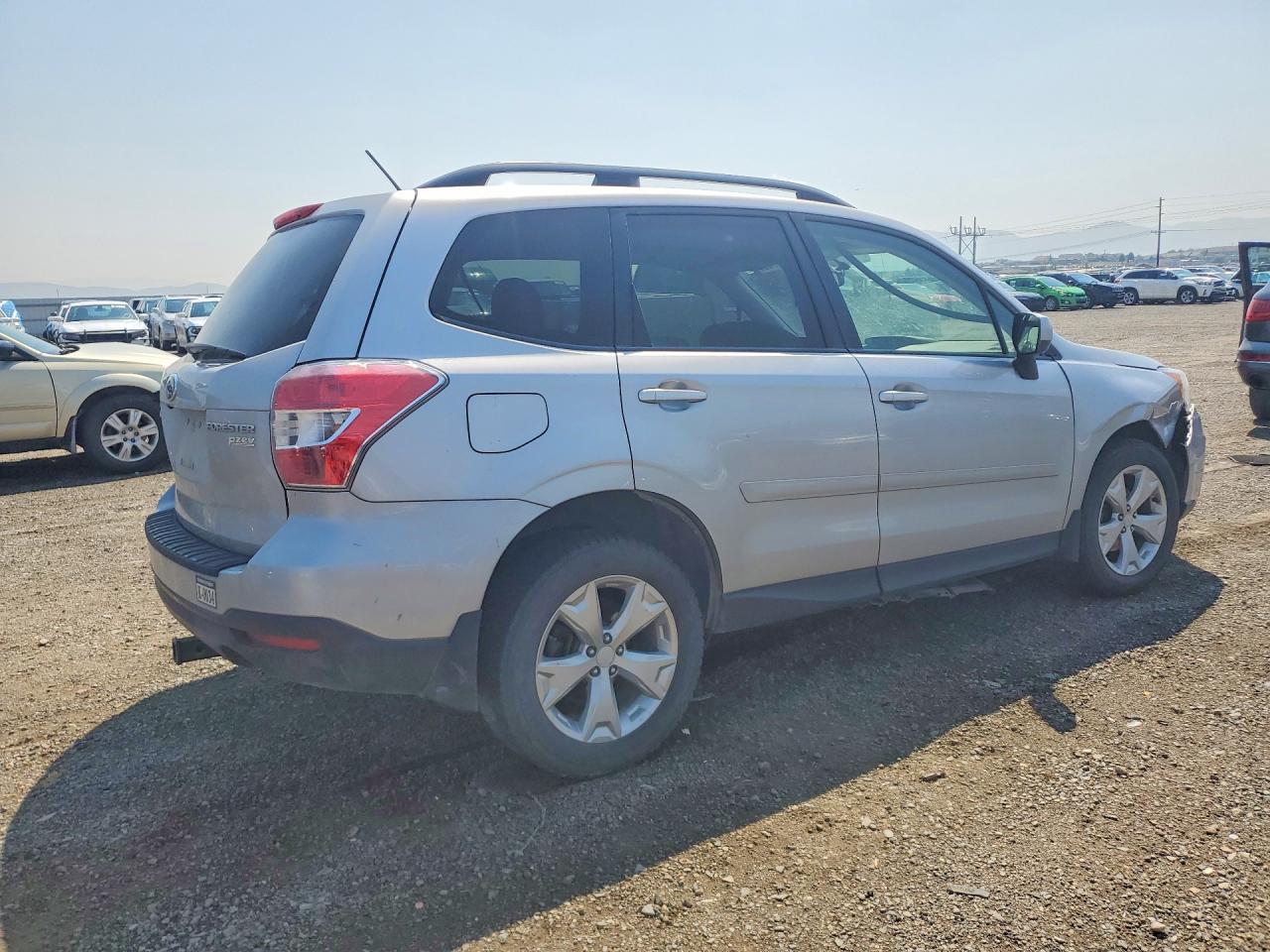 2014 Subaru Forester 2.5i Premium Silver vin: JF2SJAEC8EH533884