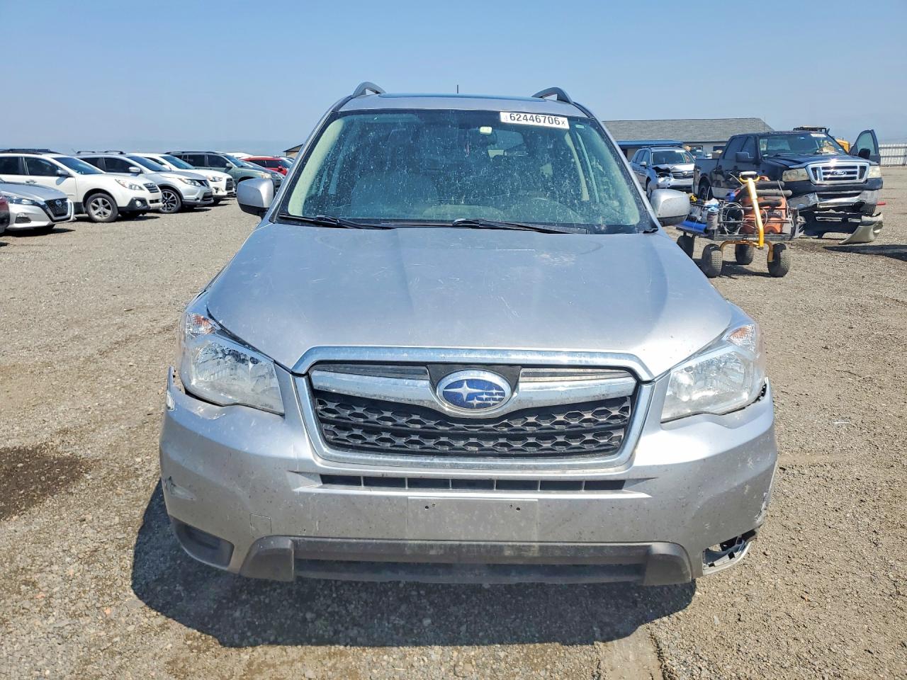 2014 Subaru Forester 2.5i Premium Silver vin: JF2SJAEC8EH533884