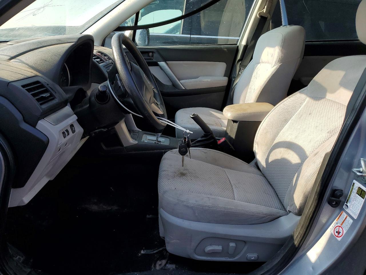 2014 Subaru Forester 2.5i Premium Silver vin: JF2SJAEC8EH533884
