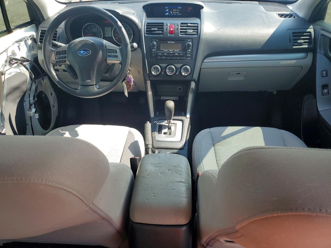2014 Subaru Forester 2.5i Premium White vin: JF2SJAEC8EH537952