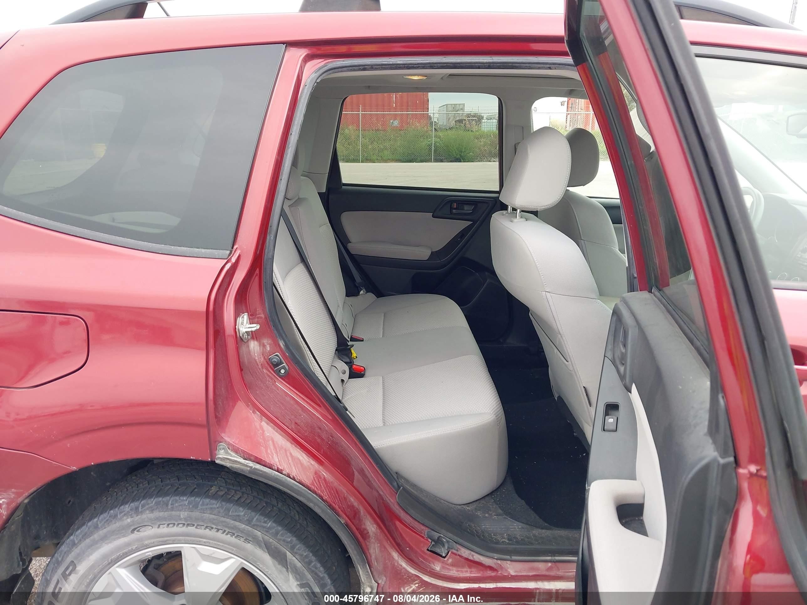 2014 Subaru Forester 2.5i Premium Red vin: JF2SJAEC8EH544464
