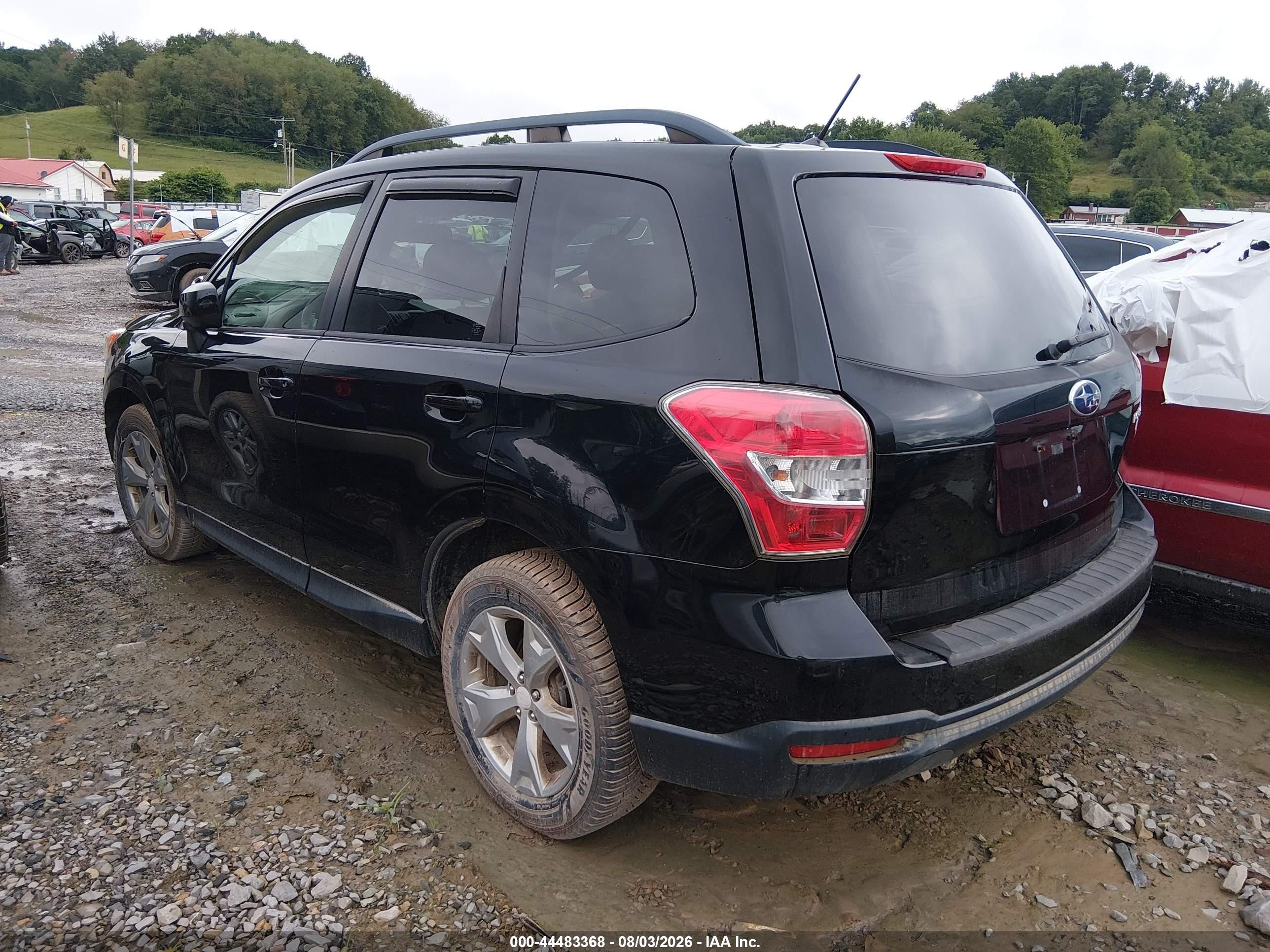 2014 Subaru Forester 2.5i Premium Black vin: JF2SJAEC8EH552368