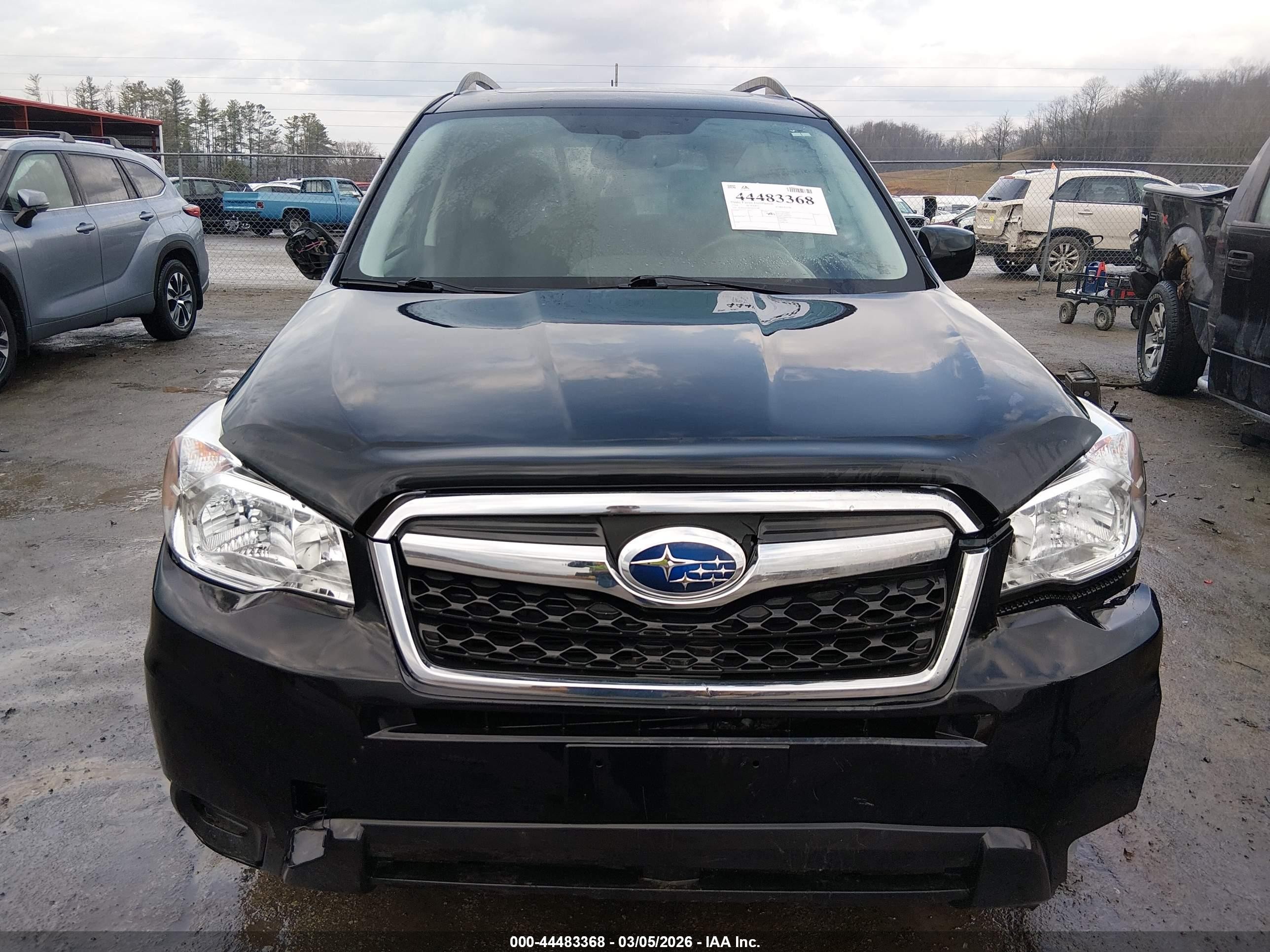 2014 Subaru Forester 2.5i Premium Black vin: JF2SJAEC8EH552368