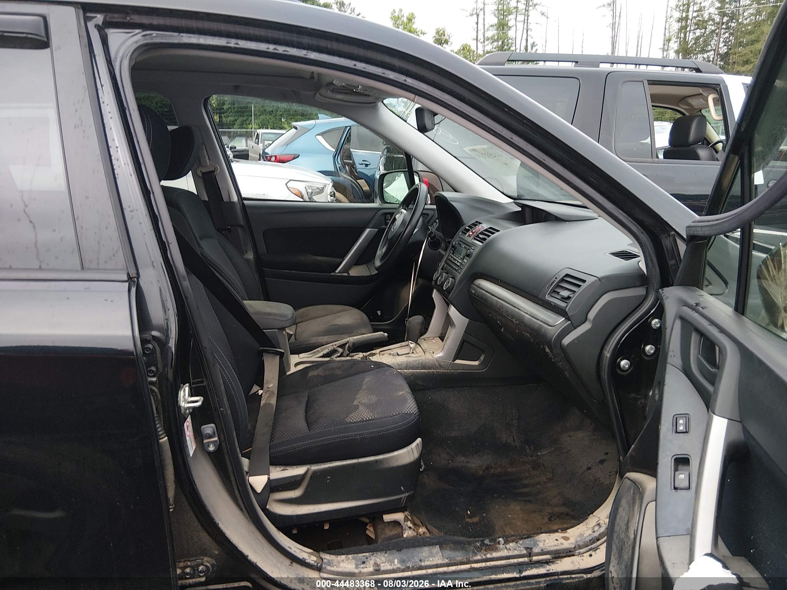 2014 Subaru Forester 2.5i Premium Black vin: JF2SJAEC8EH552368