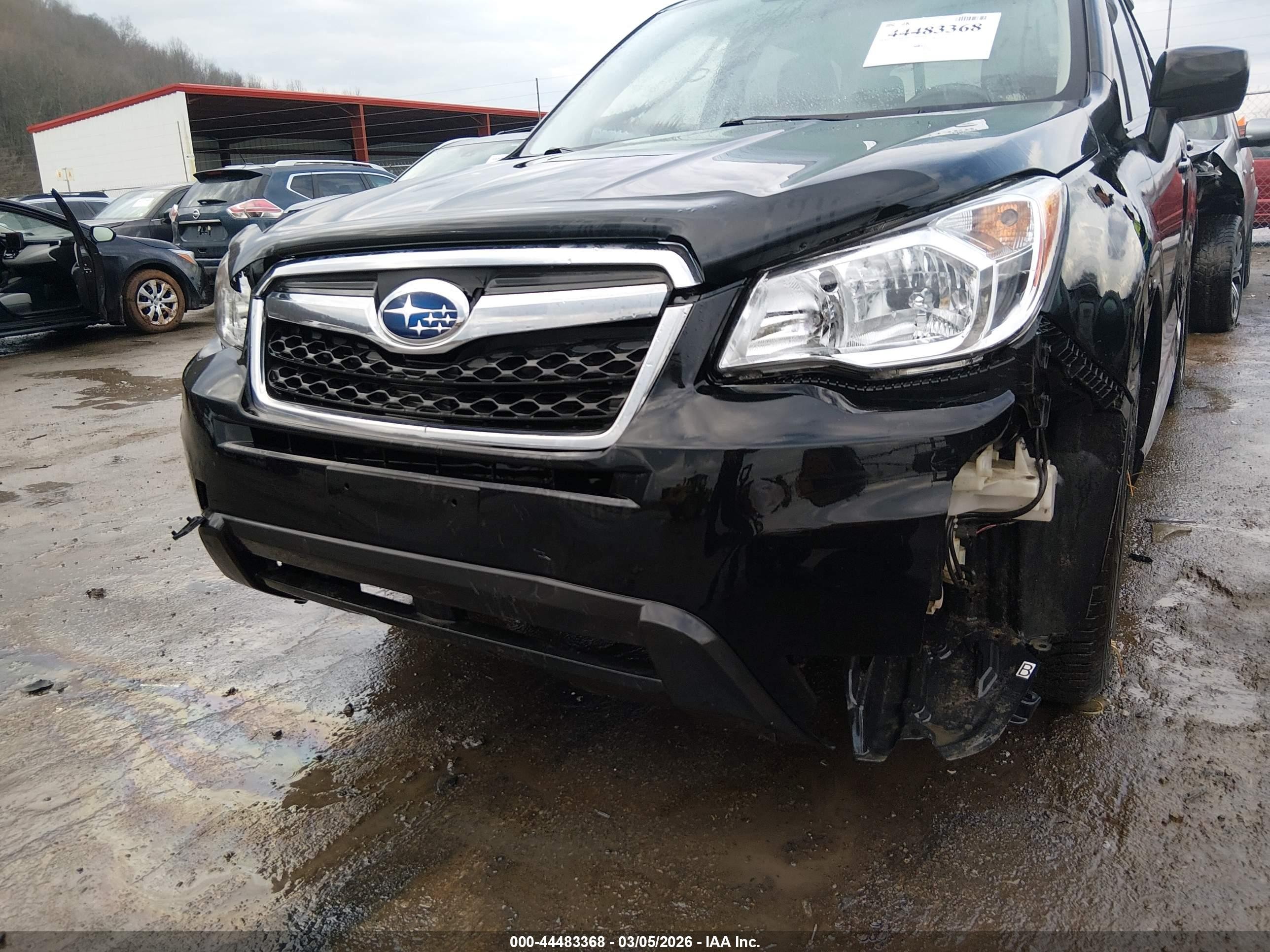 2014 Subaru Forester 2.5i Premium Black vin: JF2SJAEC8EH552368