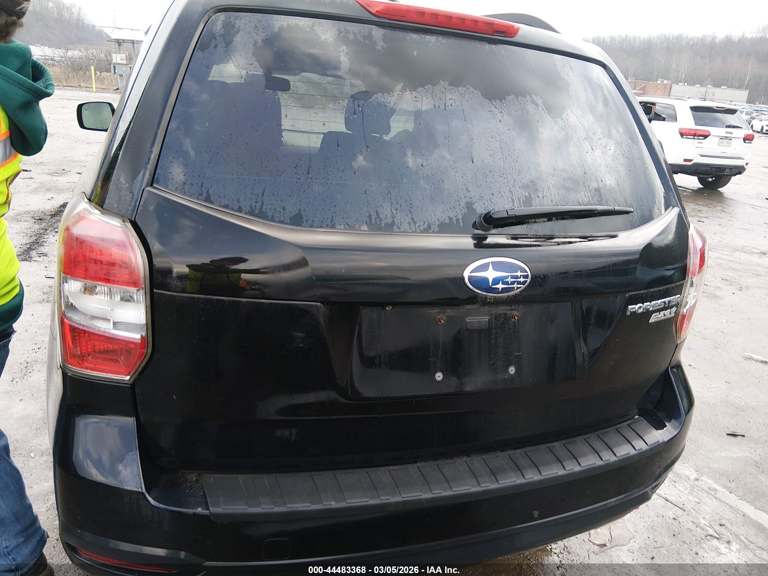2014 Subaru Forester 2.5i Premium Black vin: JF2SJAEC8EH552368