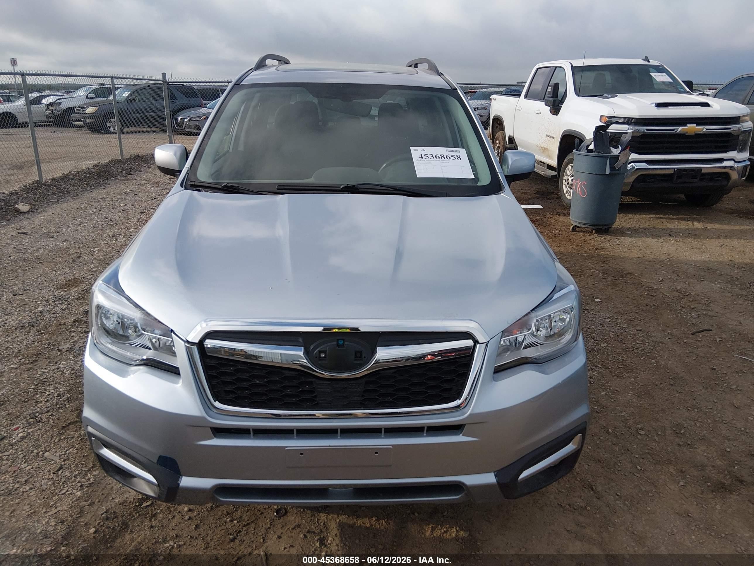 2017 Subaru Forester 2.5i Premium Light Blue vin: JF2SJAEC8HH431070
