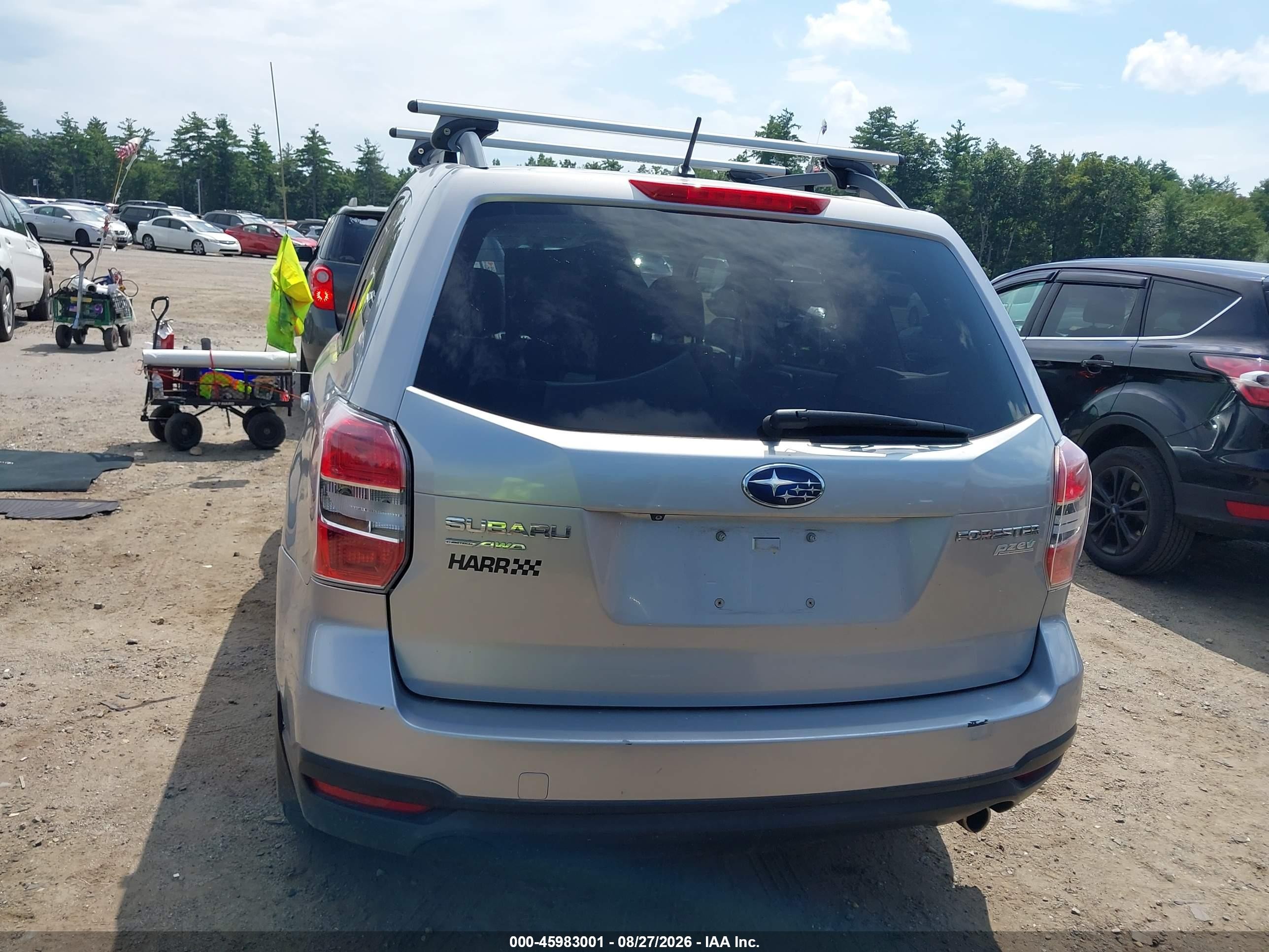 2014 Subaru Forester 2.5i Premium Silver vin: JF2SJAEC9EH406688