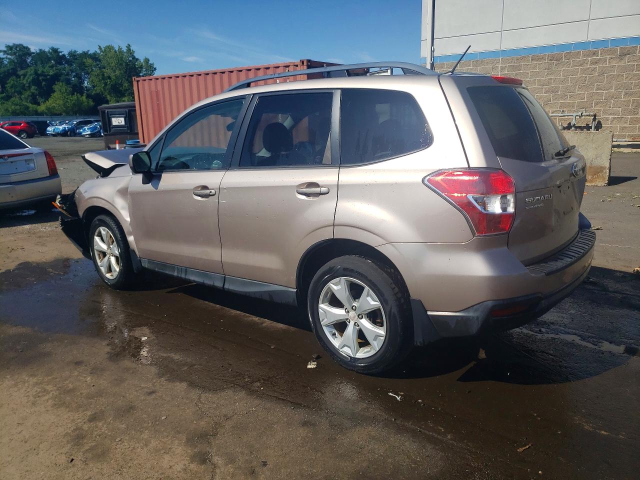 2014 Subaru Forester 2.5i Premium Tan vin: JF2SJAEC9EH438699