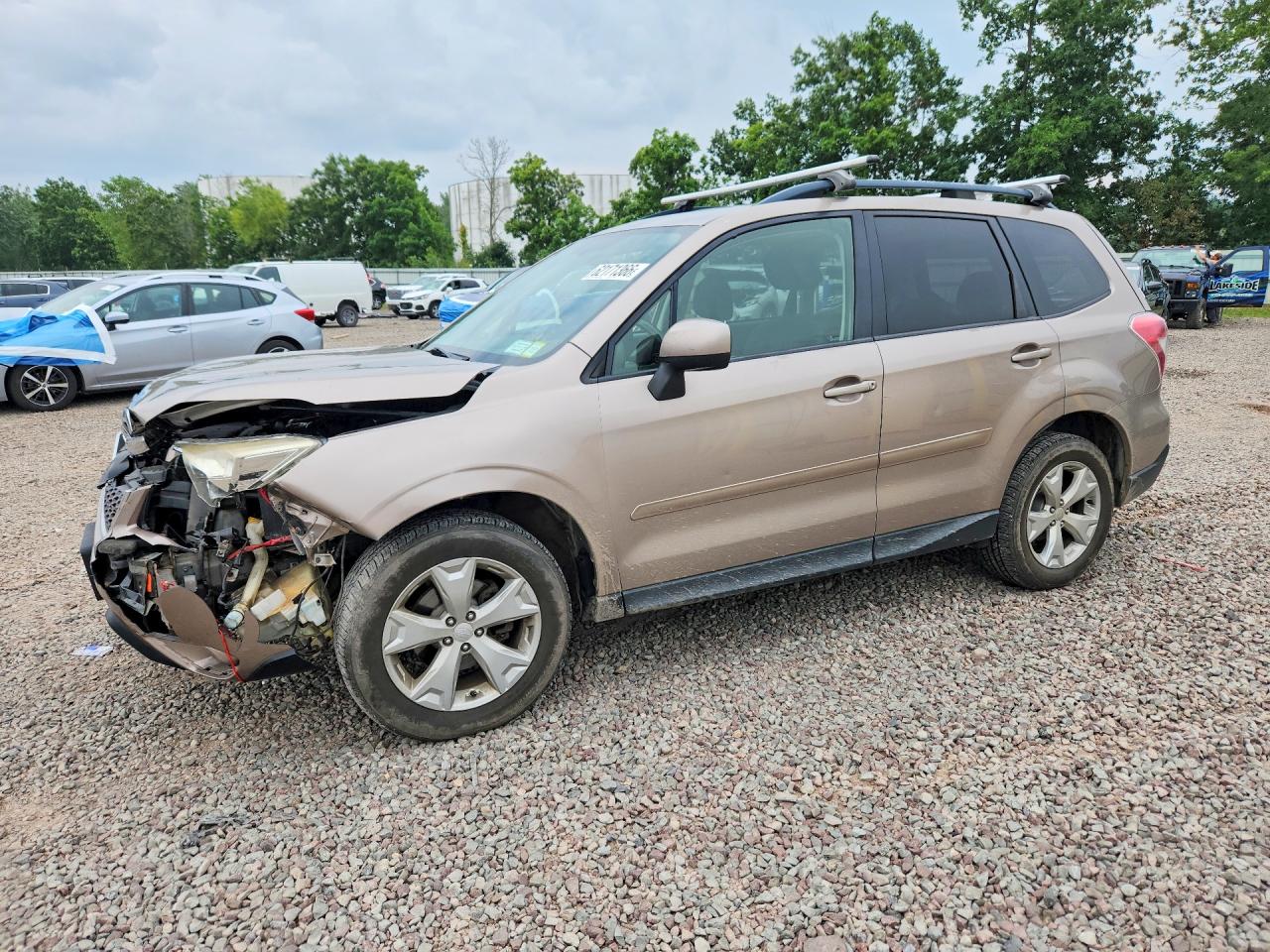 2014 Subaru Forester 2.5i Premium Gold vin: JF2SJAEC9EH494139