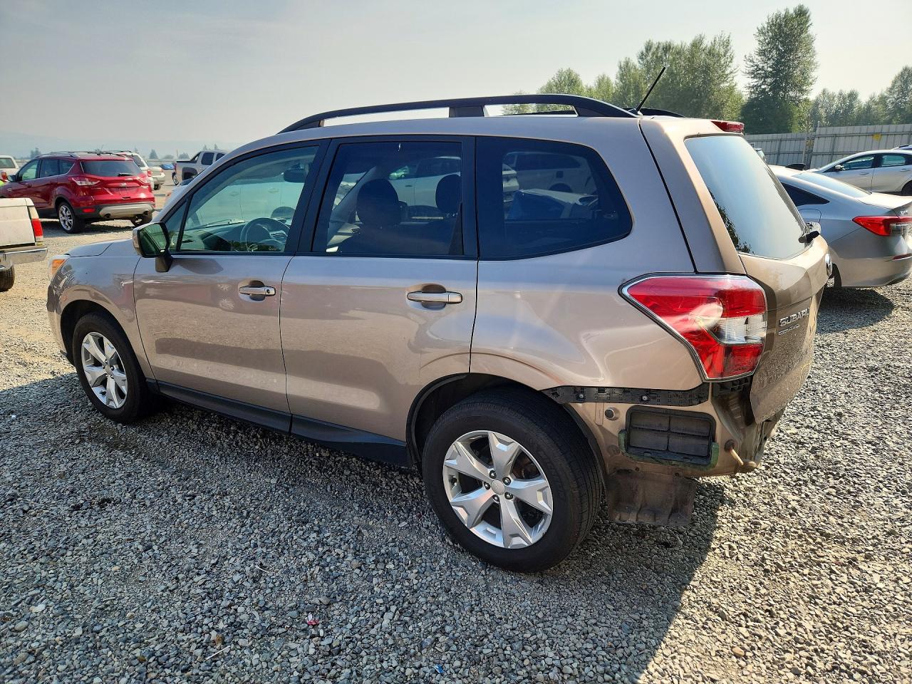 2014 Subaru Forester 2.5i Premium Желто-коричневый vin: JF2SJAEC9EH496716