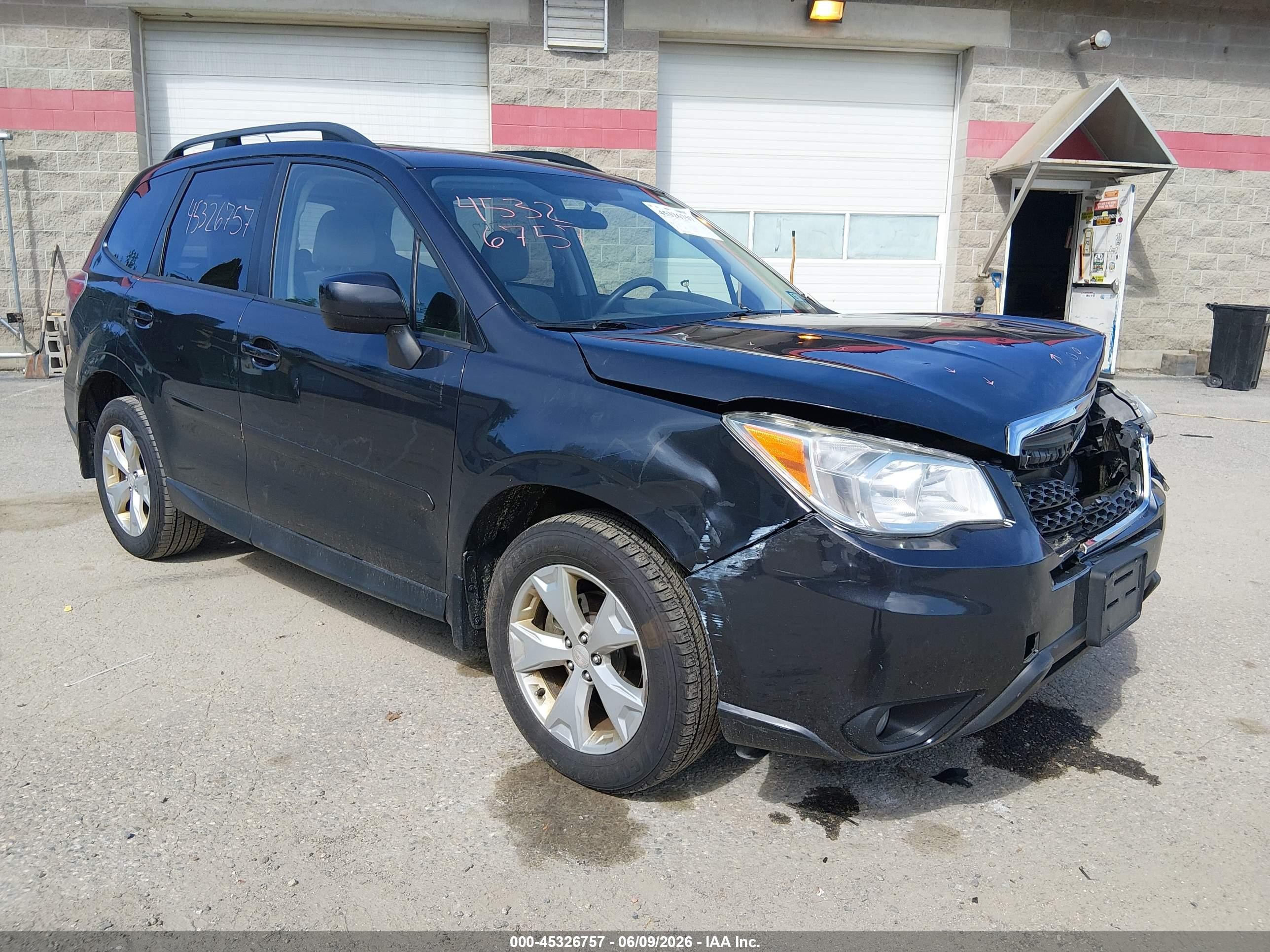 2014 Subaru Forester 2.5i Premium Black vin: JF2SJAEC9EH505088