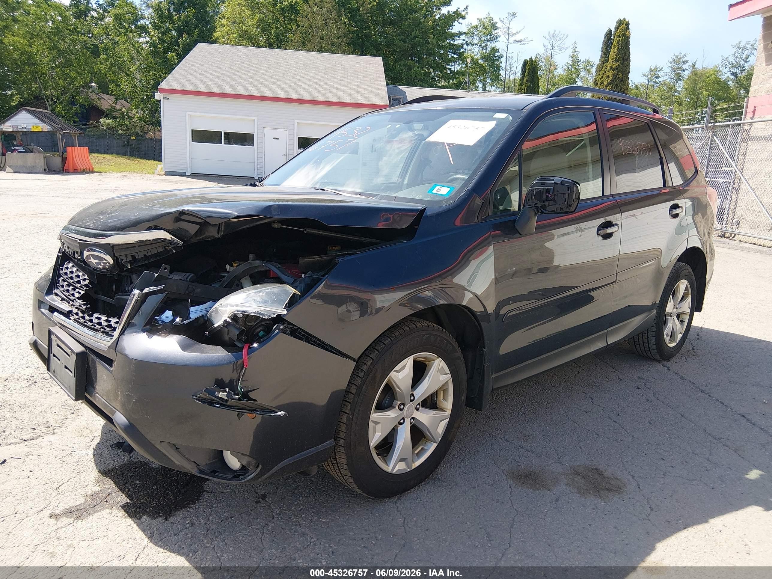 2014 Subaru Forester 2.5i Premium Black vin: JF2SJAEC9EH505088