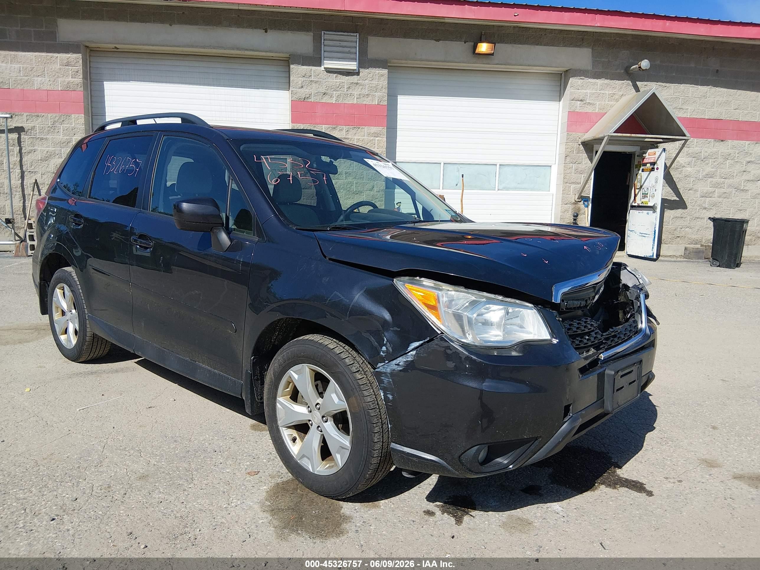 2014 Subaru Forester 2.5i Premium Black vin: JF2SJAEC9EH505088