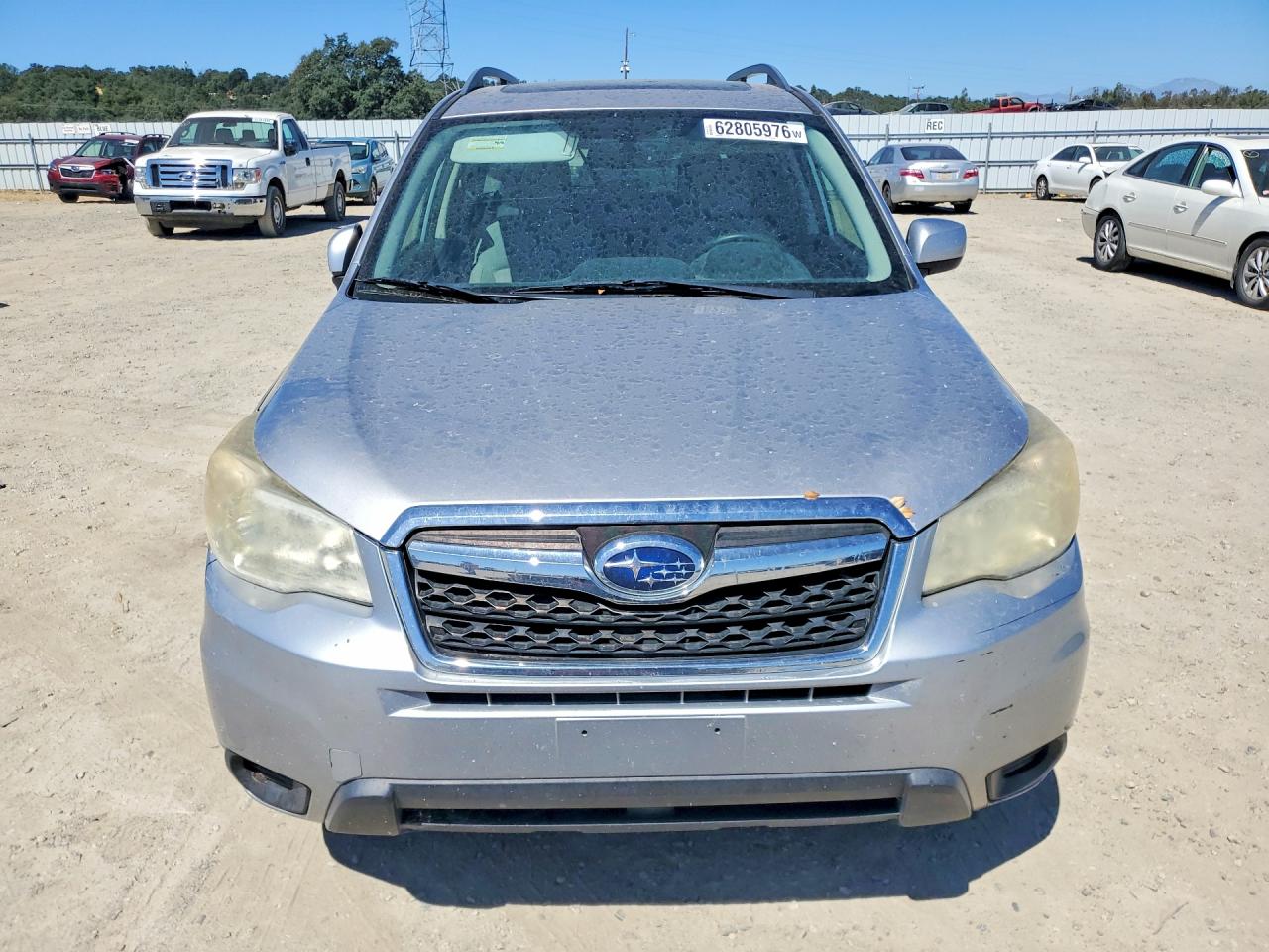 2014 Subaru Forester 2.5i Premium Silver vin: JF2SJAEC9EH542853