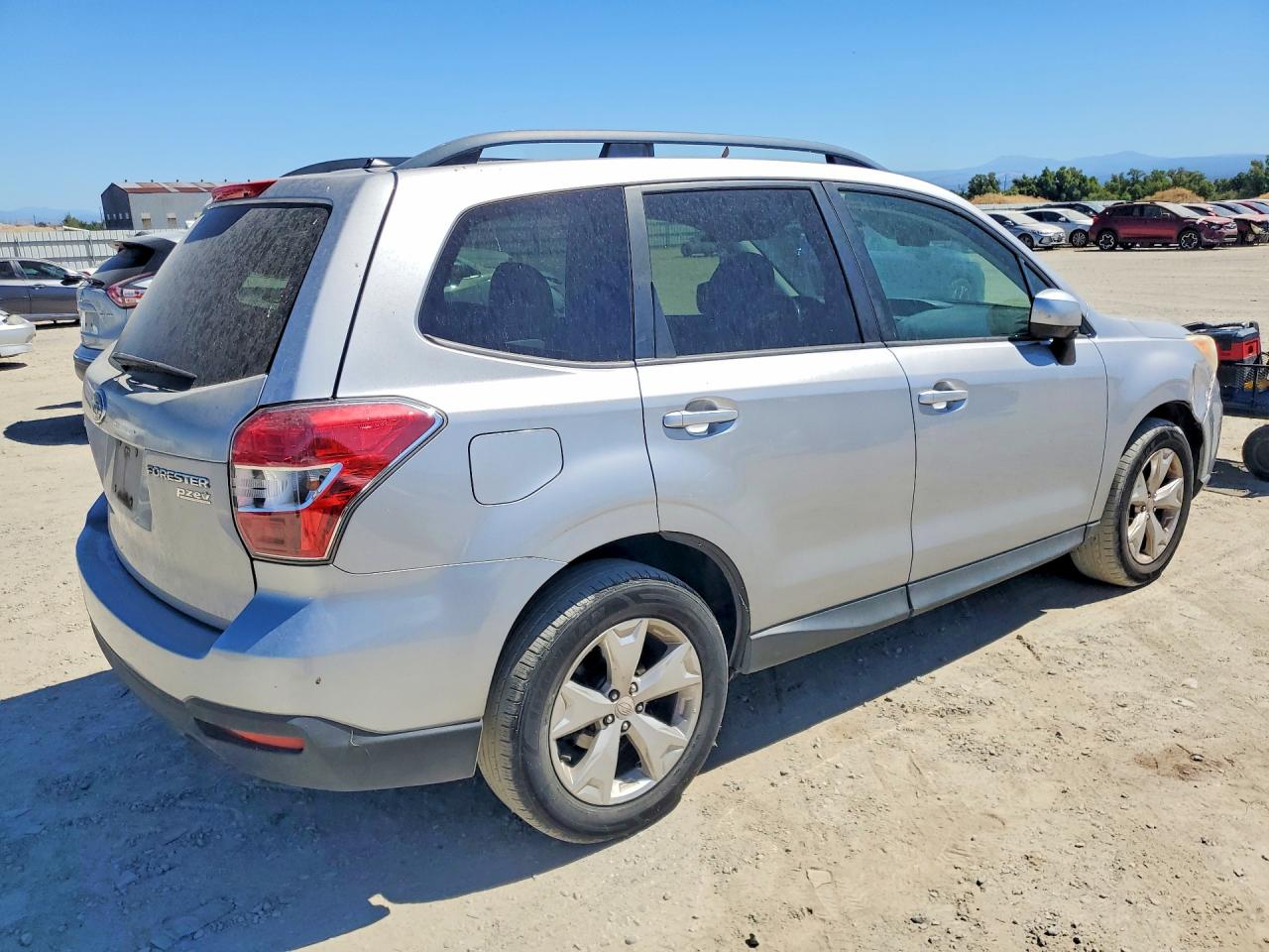 2014 Subaru Forester 2.5i Premium Silver vin: JF2SJAEC9EH542853