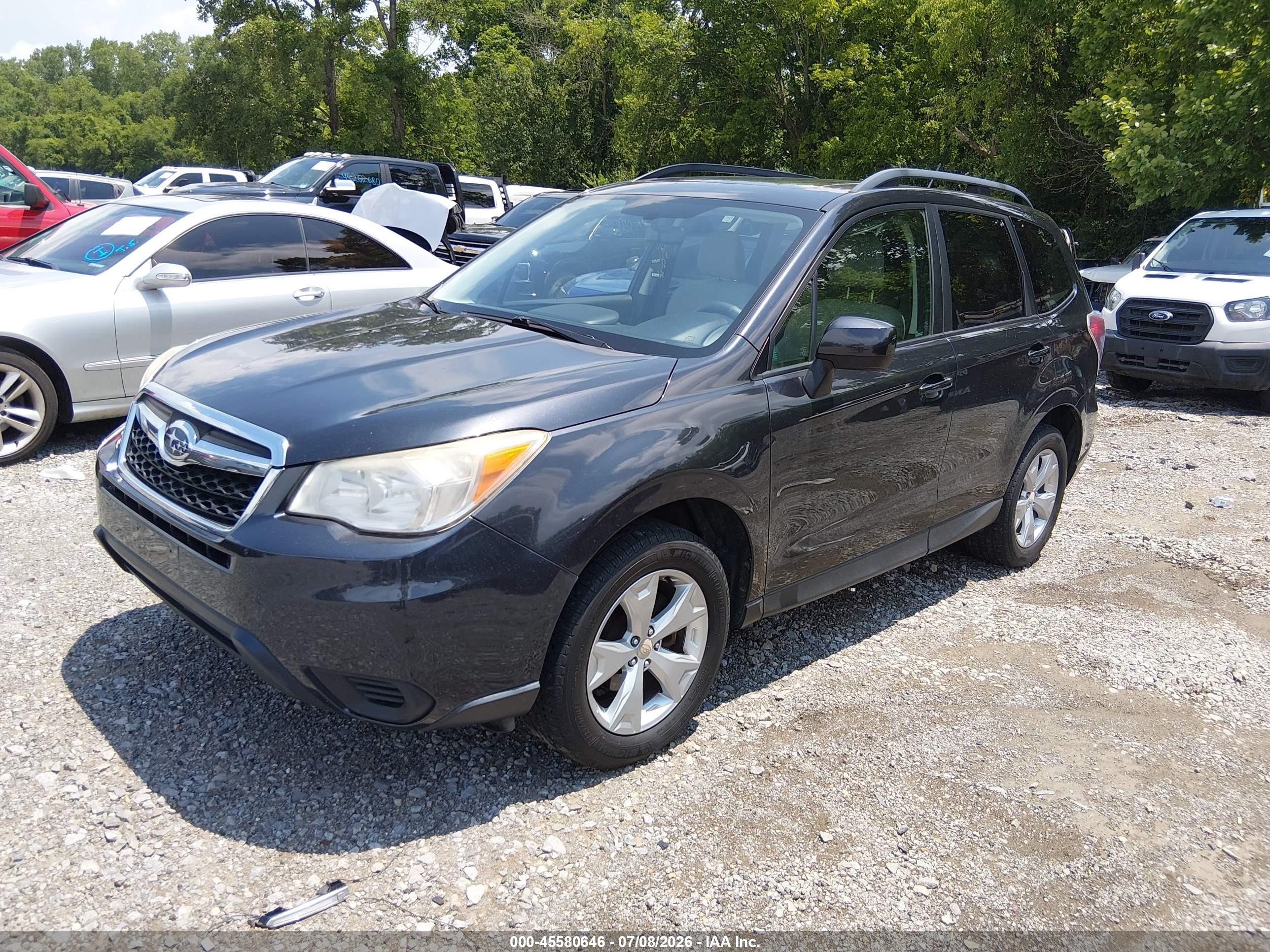 2014 Subaru Forester 2.5i Premium Dark Blue vin: JF2SJAEC9EH545767