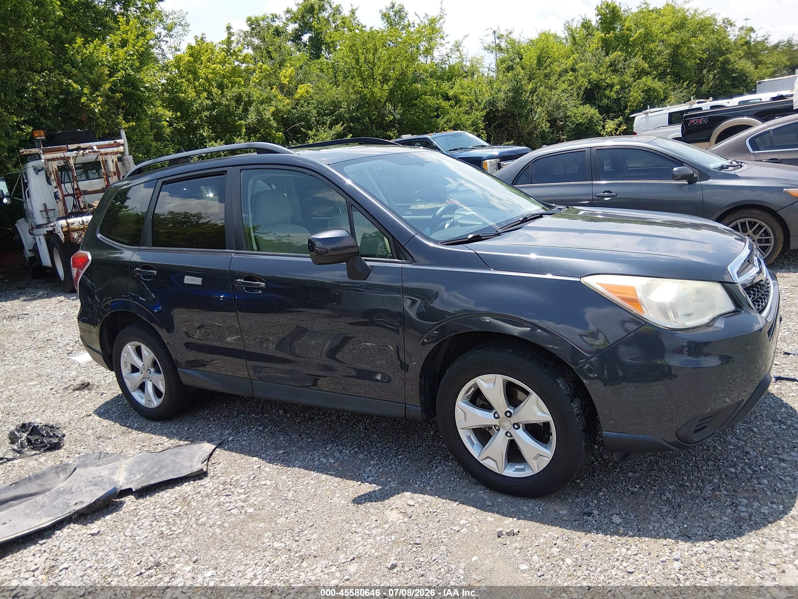 2014 Subaru Forester 2.5i Premium Dark Blue vin: JF2SJAEC9EH545767