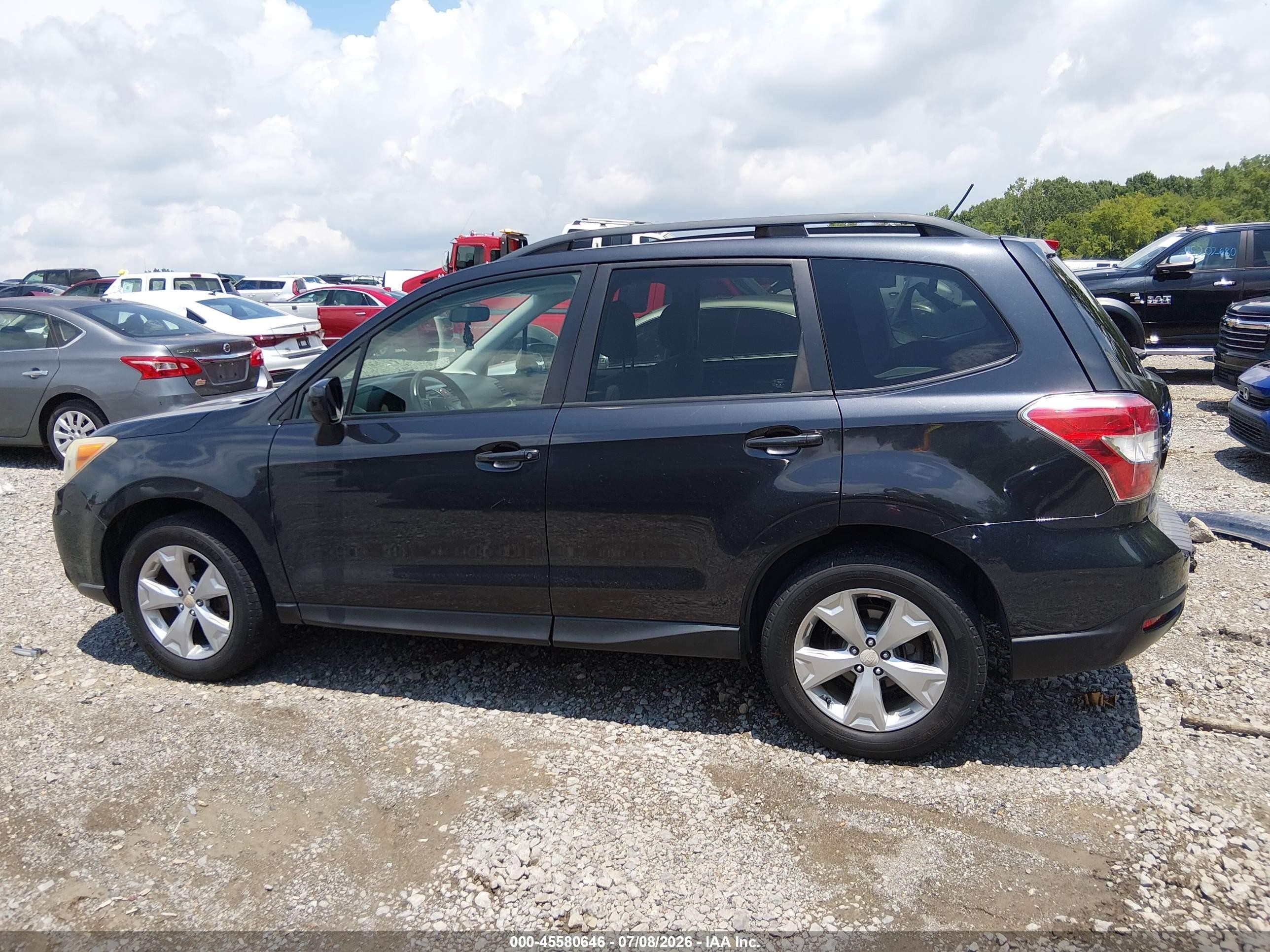 2014 Subaru Forester 2.5i Premium Dark Blue vin: JF2SJAEC9EH545767