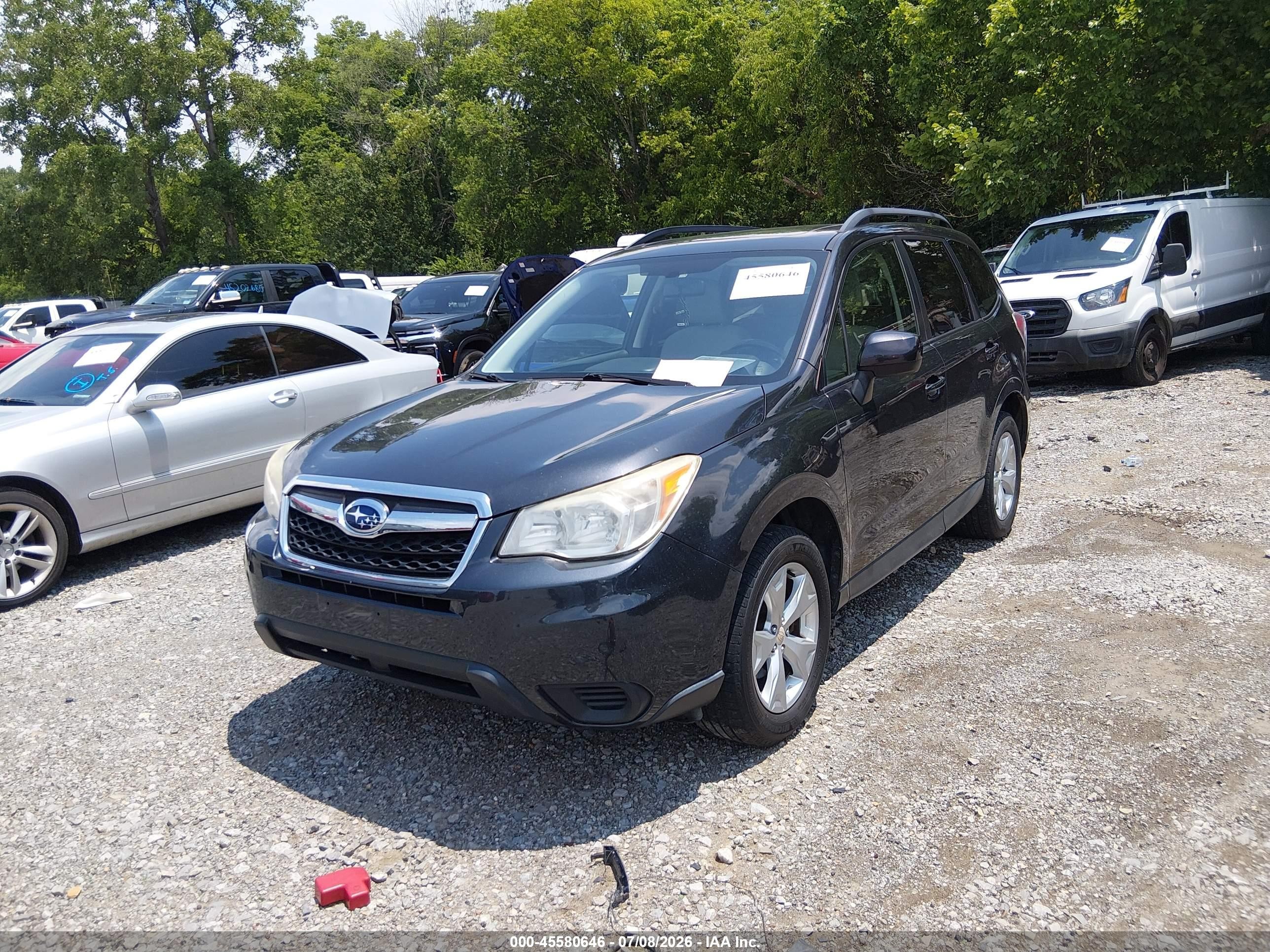 2014 Subaru Forester 2.5i Premium Dark Blue vin: JF2SJAEC9EH545767