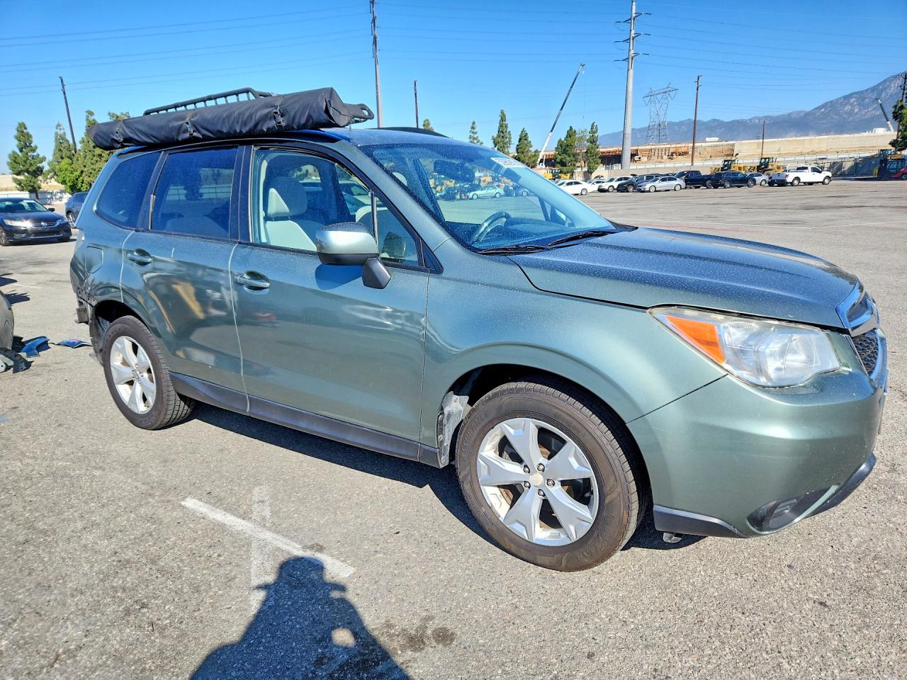 2014 Subaru Forester 2.5i Premium Green vin: JF2SJAEC9EH559006