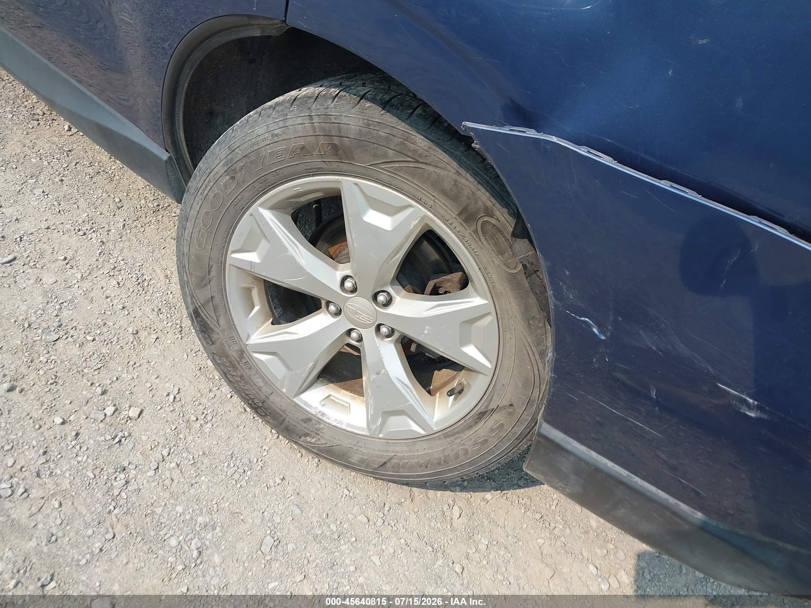 2014 Subaru Forester 2.5i Premium Синий vin: JF2SJAECXEH404531