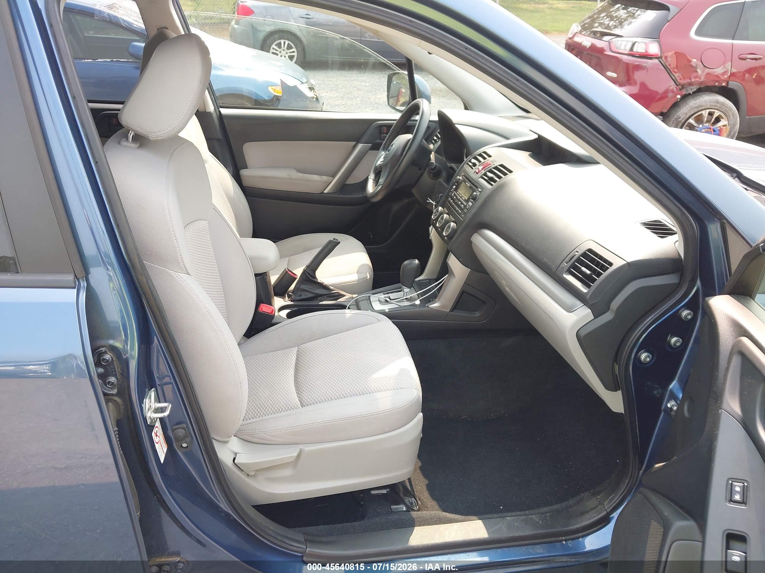 2014 Subaru Forester 2.5i Premium Синий vin: JF2SJAECXEH404531