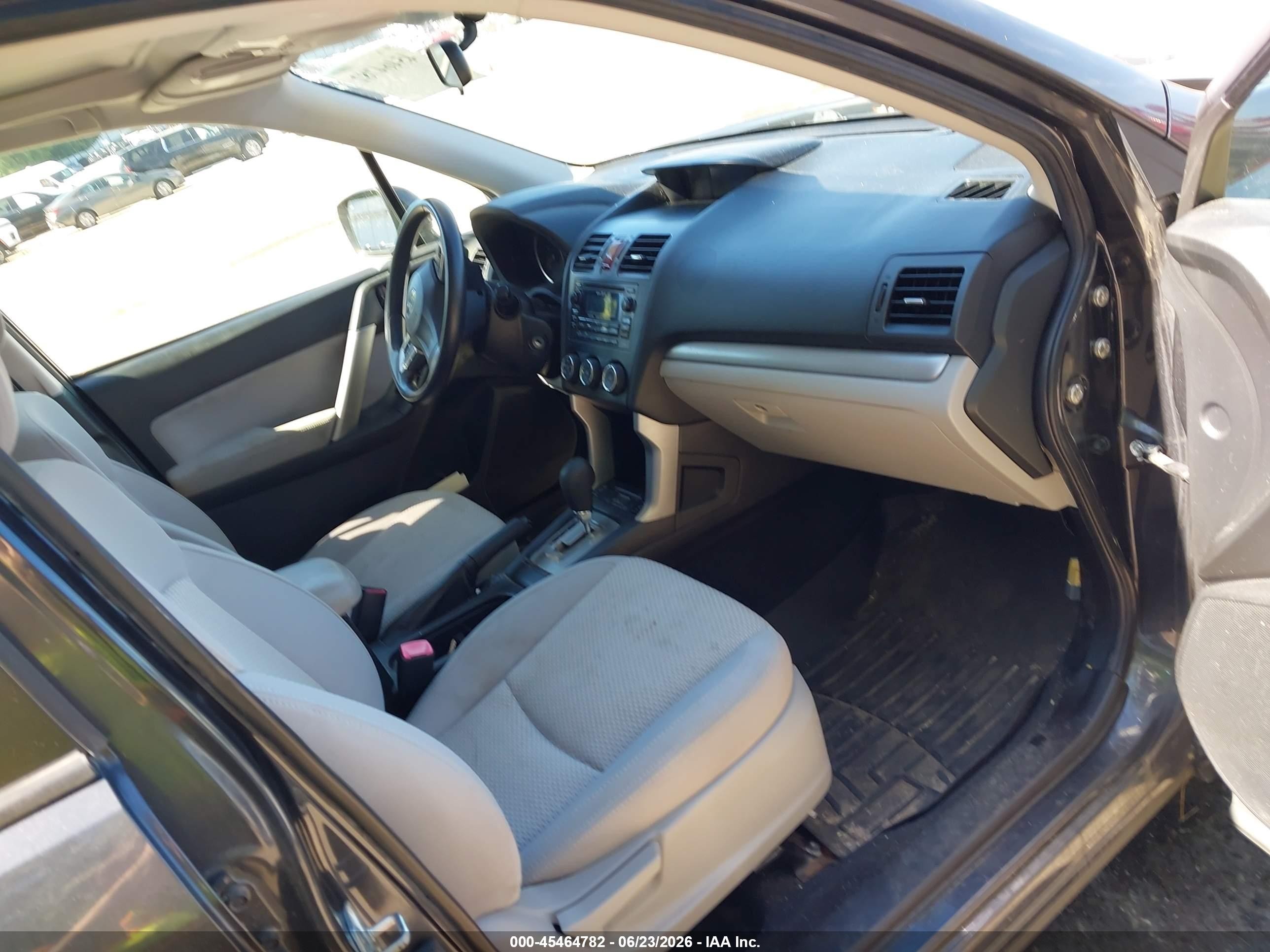 2014 Subaru Forester 2.5i Premium Gray vin: JF2SJAECXEH429770
