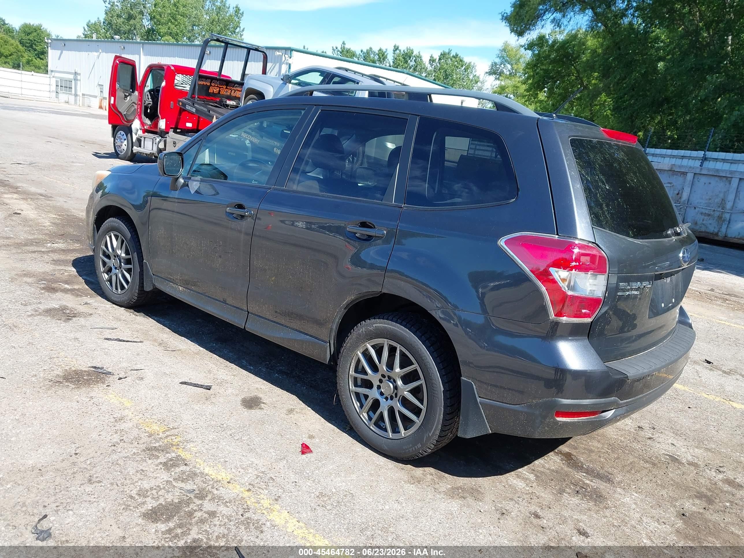 2014 Subaru Forester 2.5i Premium Gray vin: JF2SJAECXEH429770