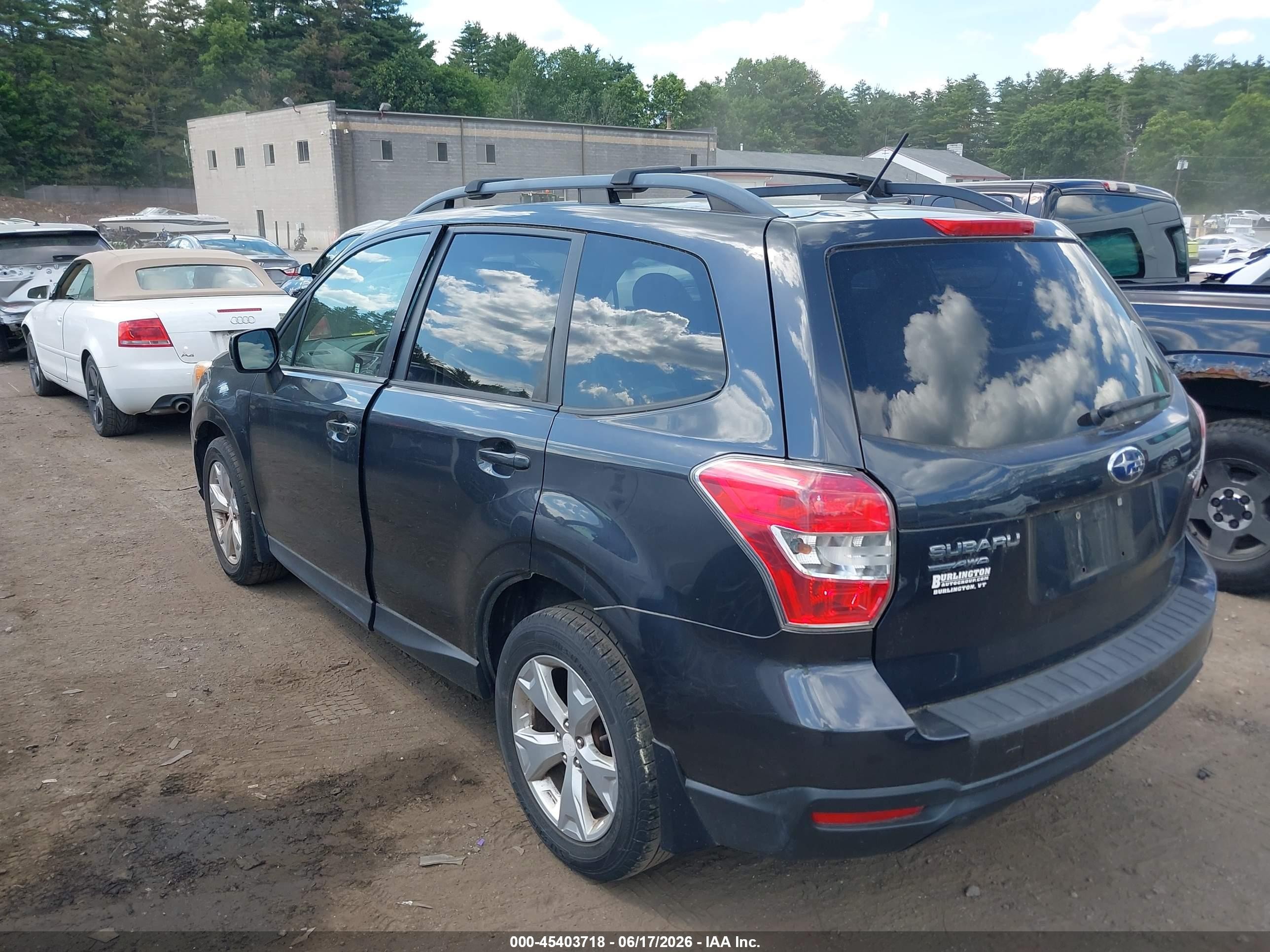 2014 Subaru Forester 2.5i Premium Black vin: JF2SJAECXEH438839